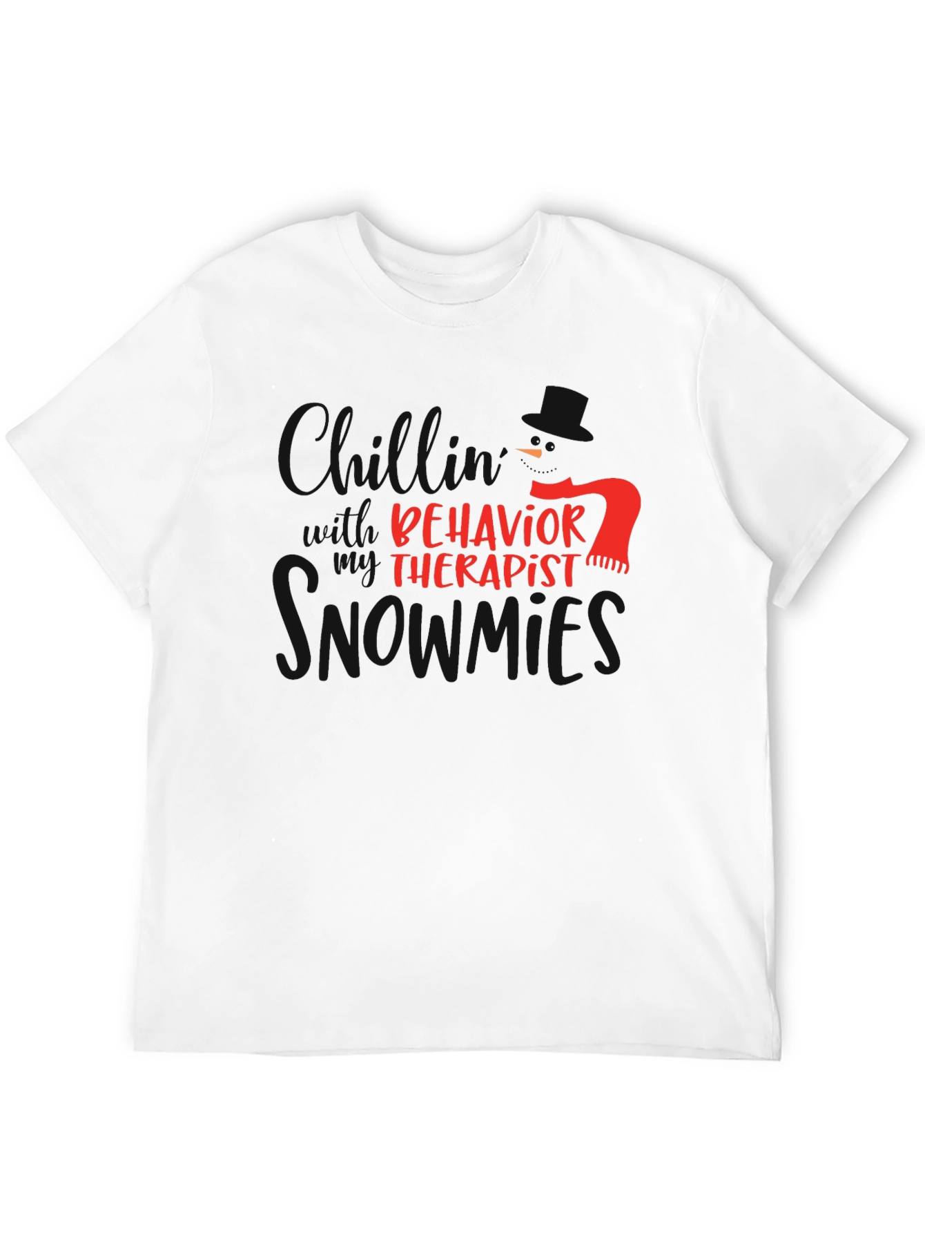 Behavior Therapist Holiday Humor Graphic Tee