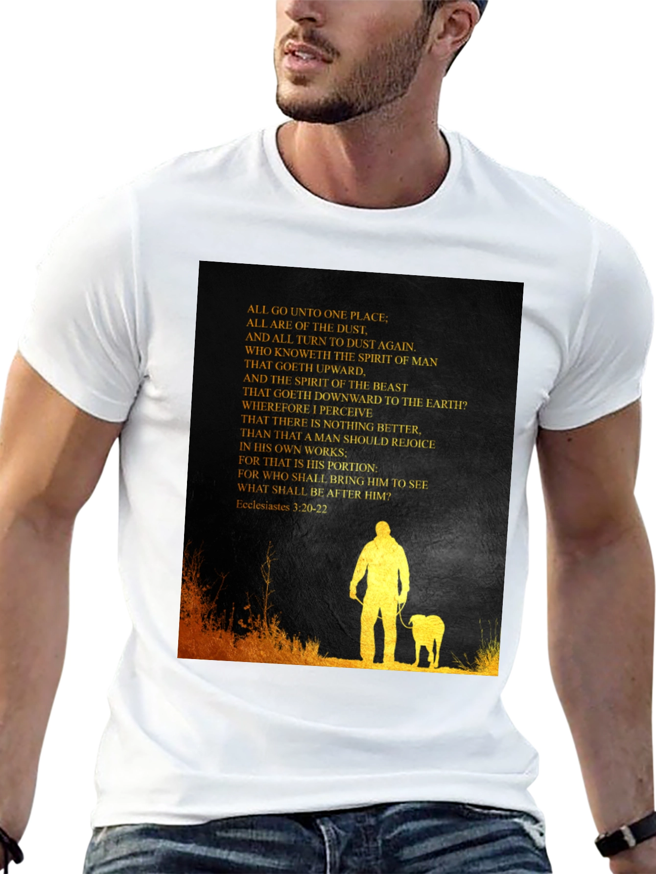 Ecclesiastes T-Shirt: Man and Beast Graphic Tee