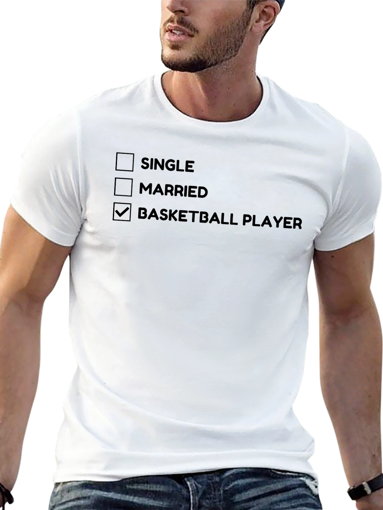 Basketball Player Checklist Graphic T-Shirt