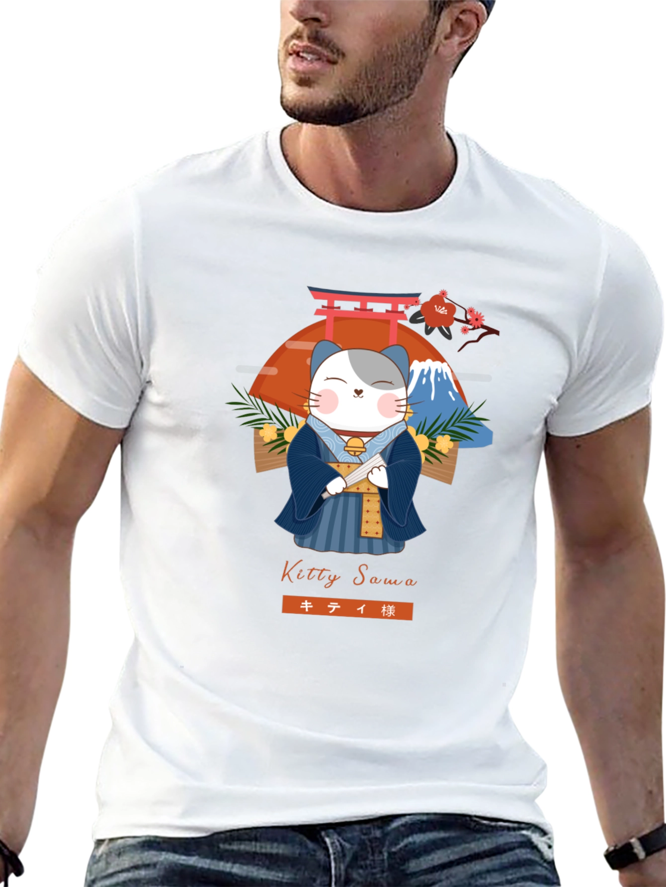 Japanese Kitty Sawa T-Shirt