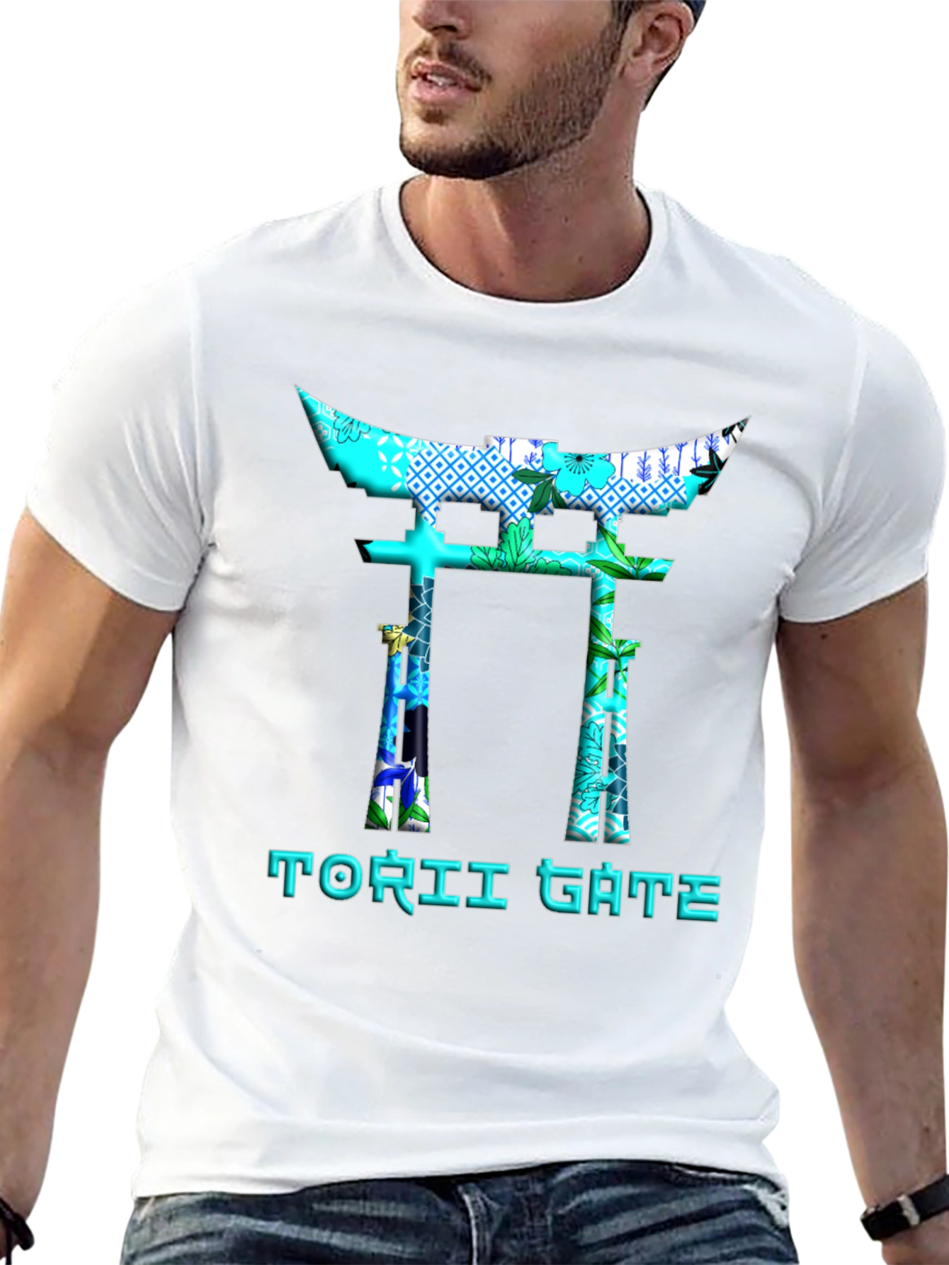 Torii Gate Graphic Tee - Japanese Style