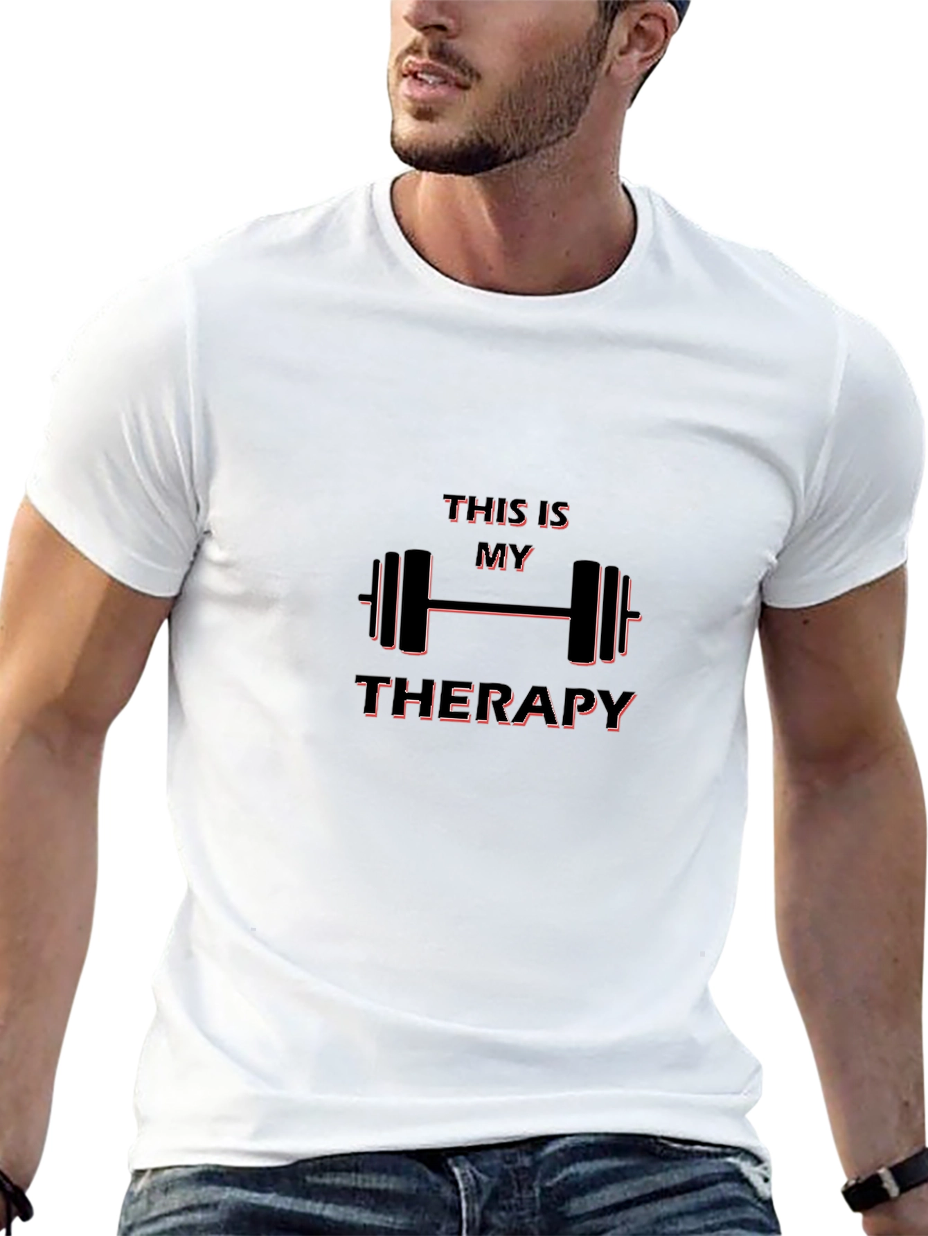 Workout Therapy T-Shirt - Gym Motivation Tee