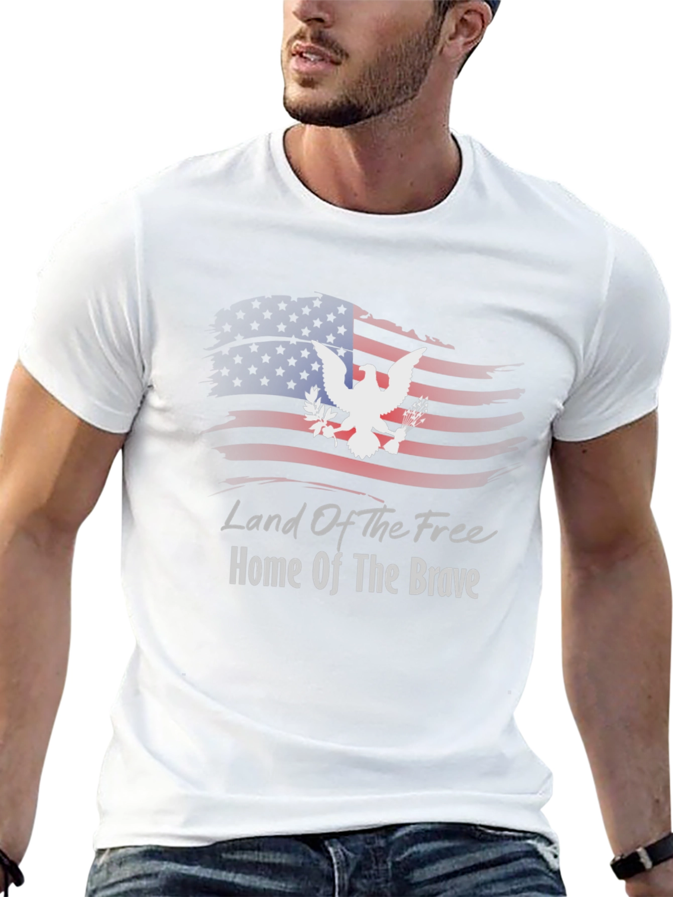 Land of the Free Patriotic T-Shirt