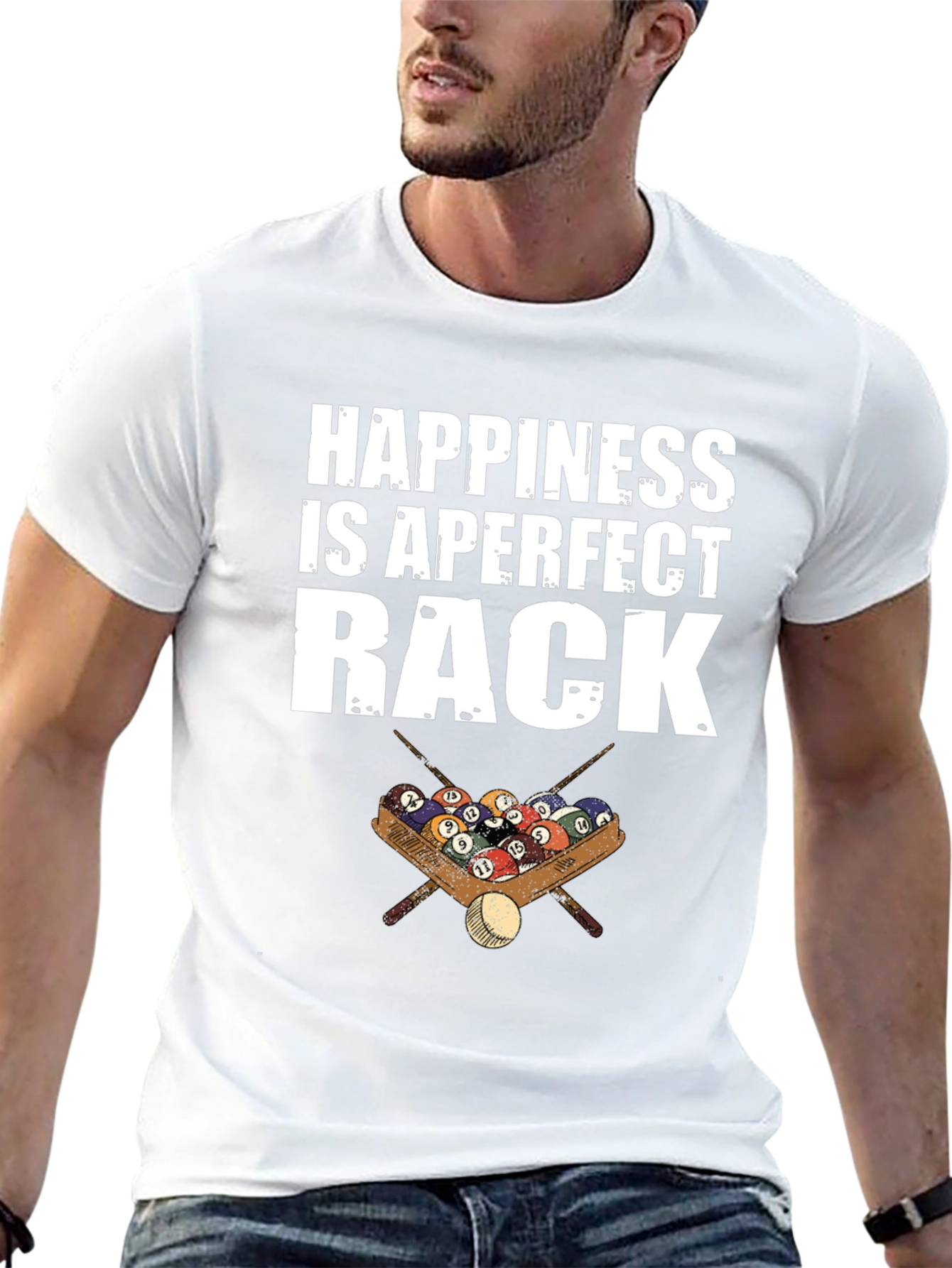 Happiness is A Perfect Rack Graphic Tee