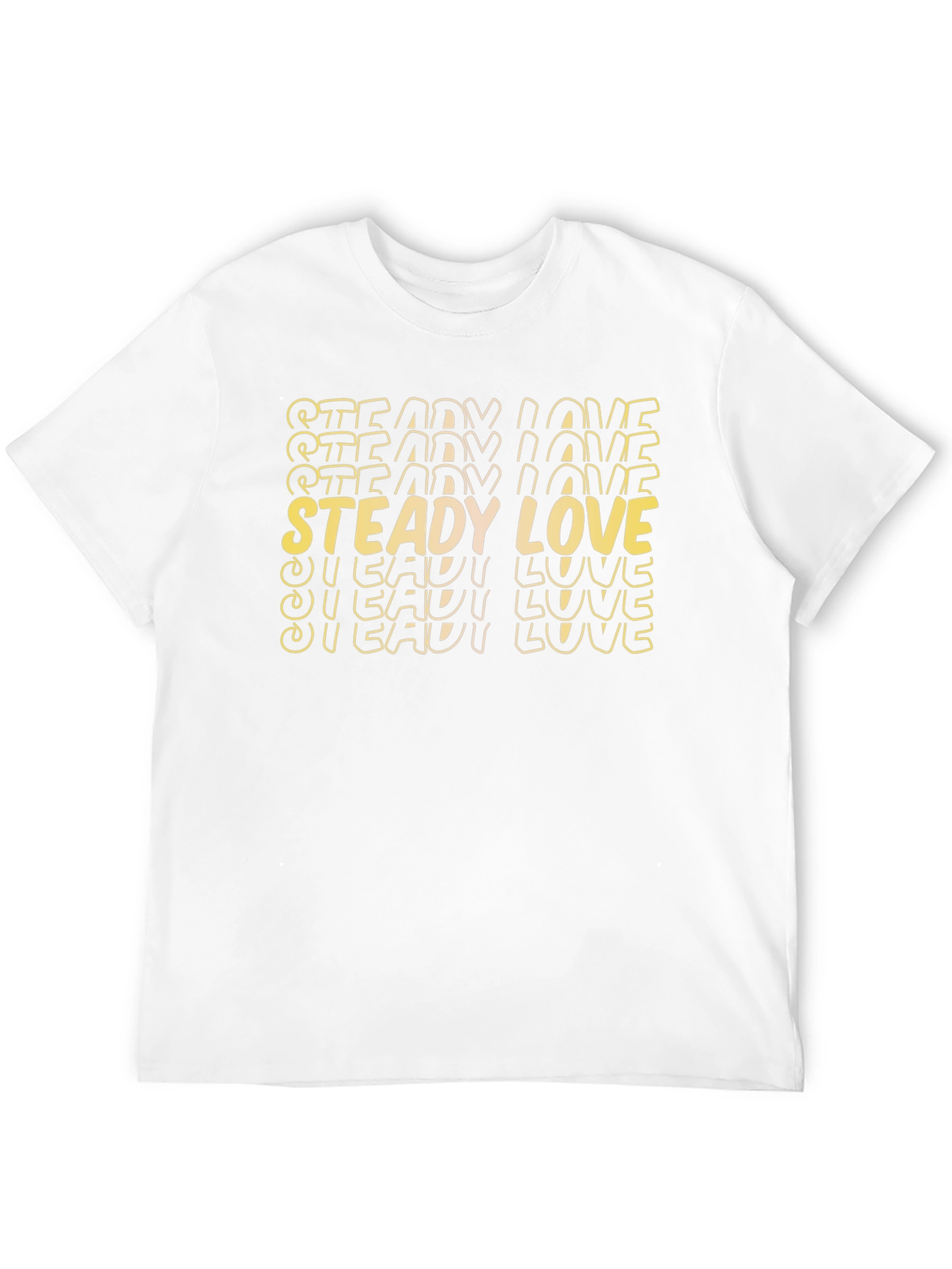 Steady Love Graphic Tee - Trendy Black T-Shirt