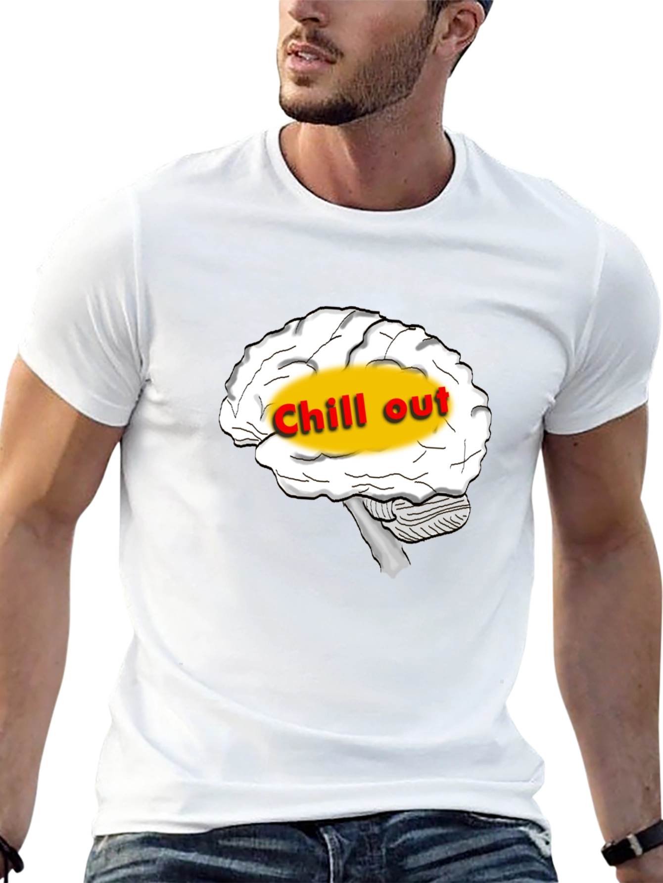Chill Out Brain Tee - Relaxed Mind T-Shirt