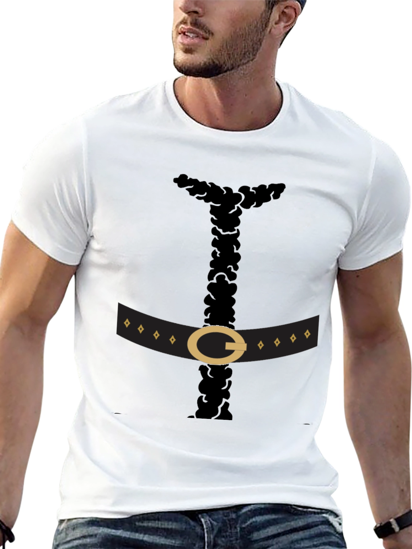 Funny Pilgrim Costume Black T-Shirt