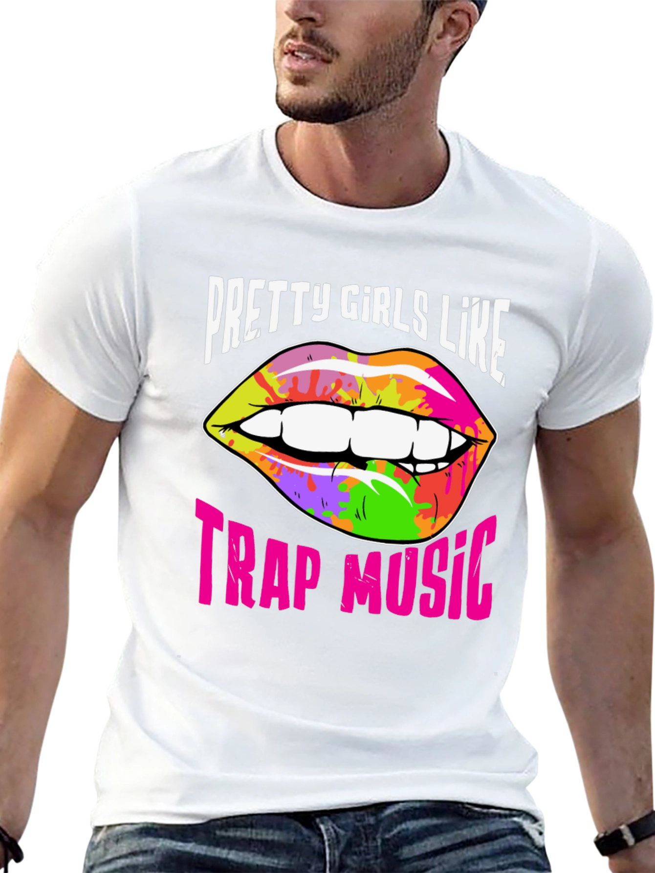Pretty Girls Like Trap Music Graphic Tee