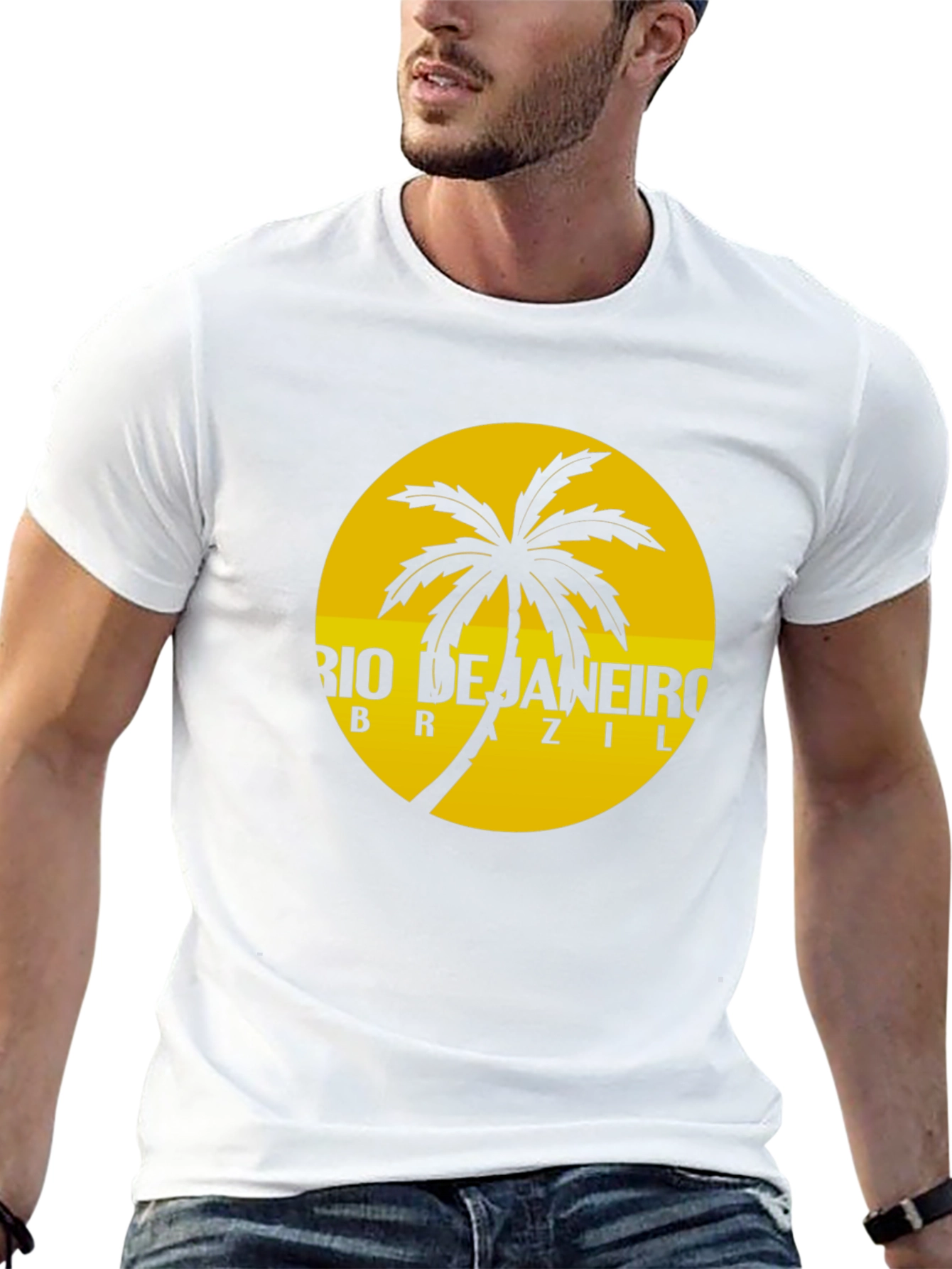 Rio de Janeiro Brazil Palm Tree T-Shirt
