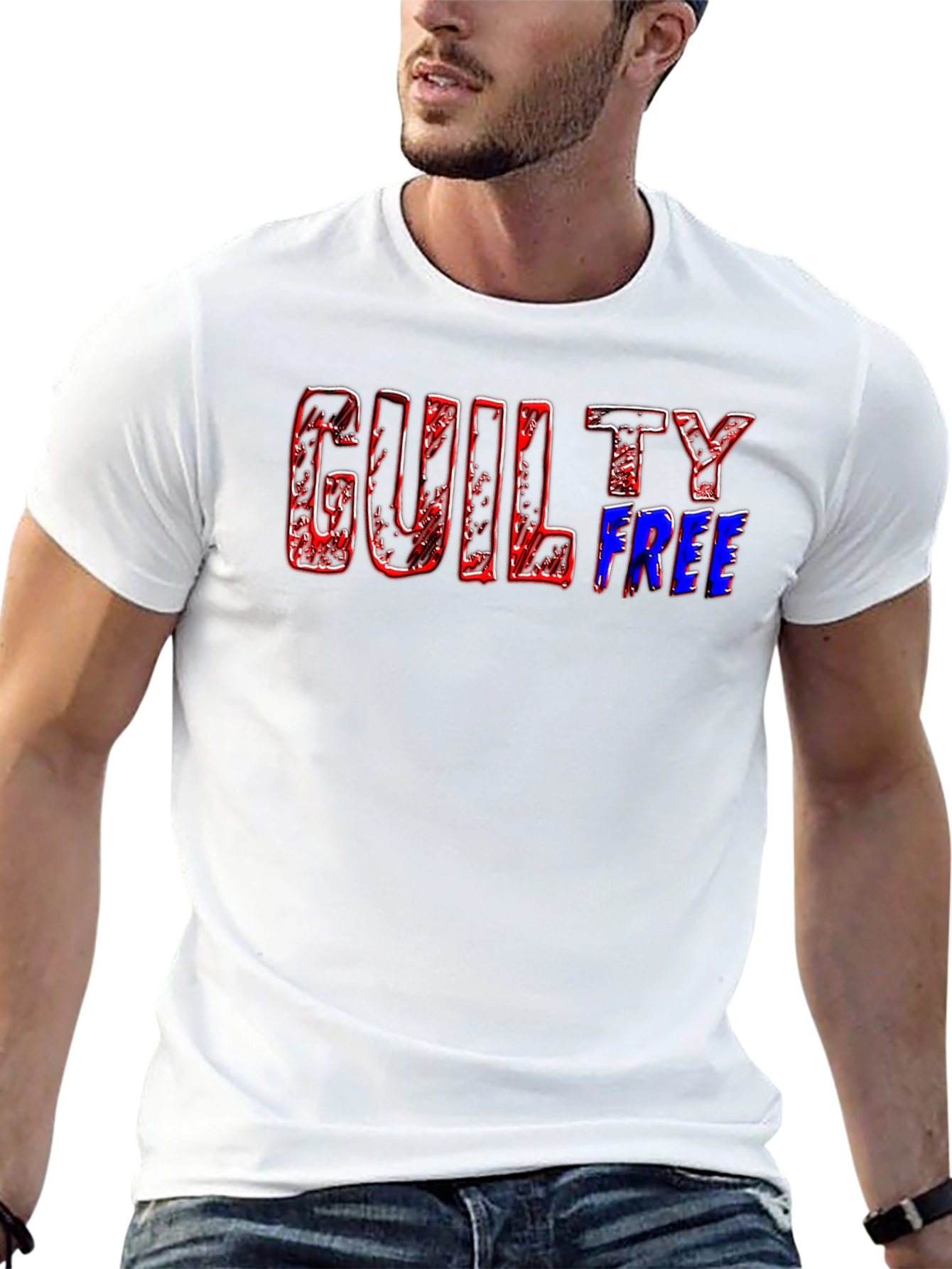 Guilty Free T-Shirt - Bold Graphic Tee
