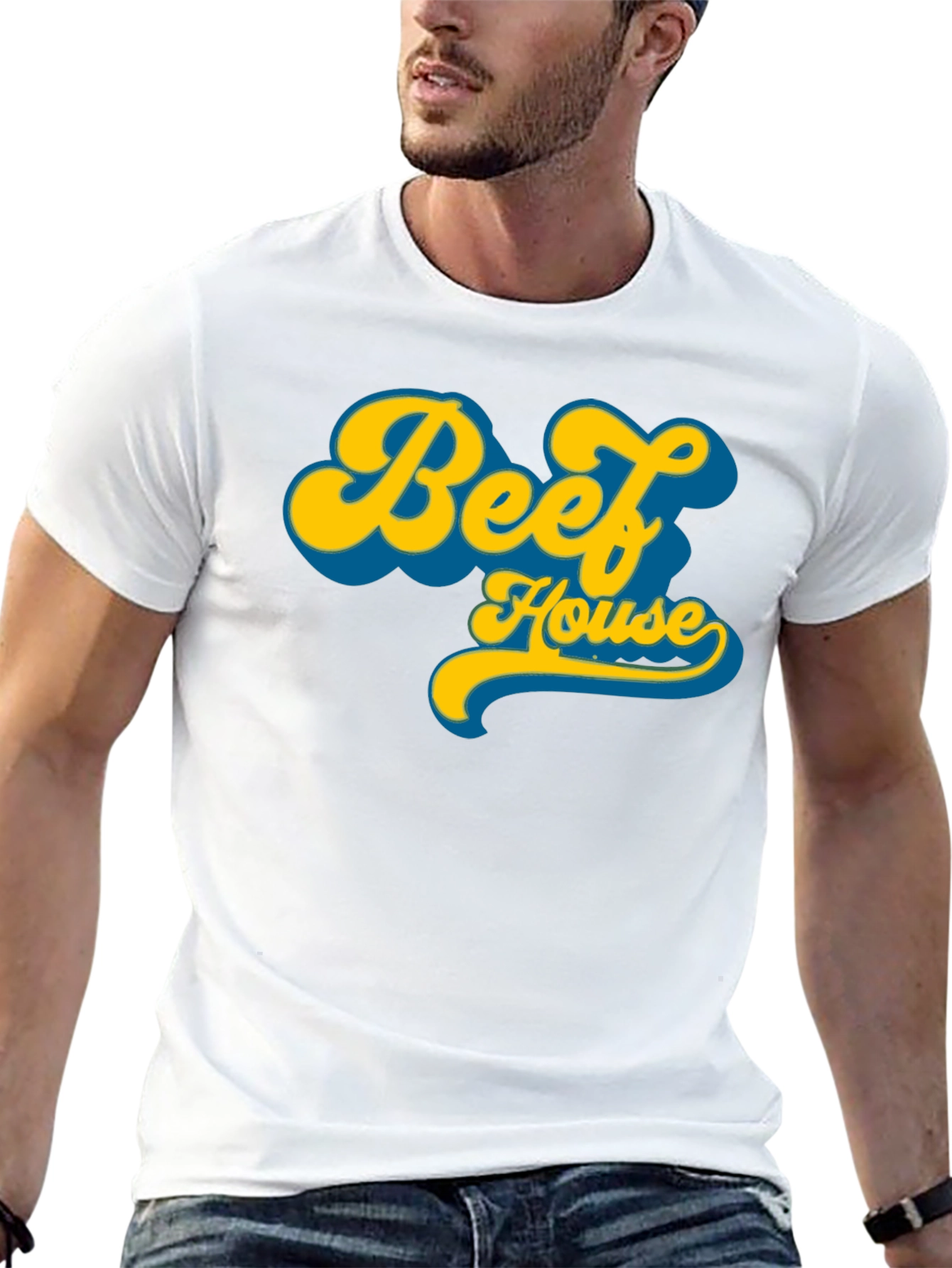 Beef House T-Shirt - Retro Style
