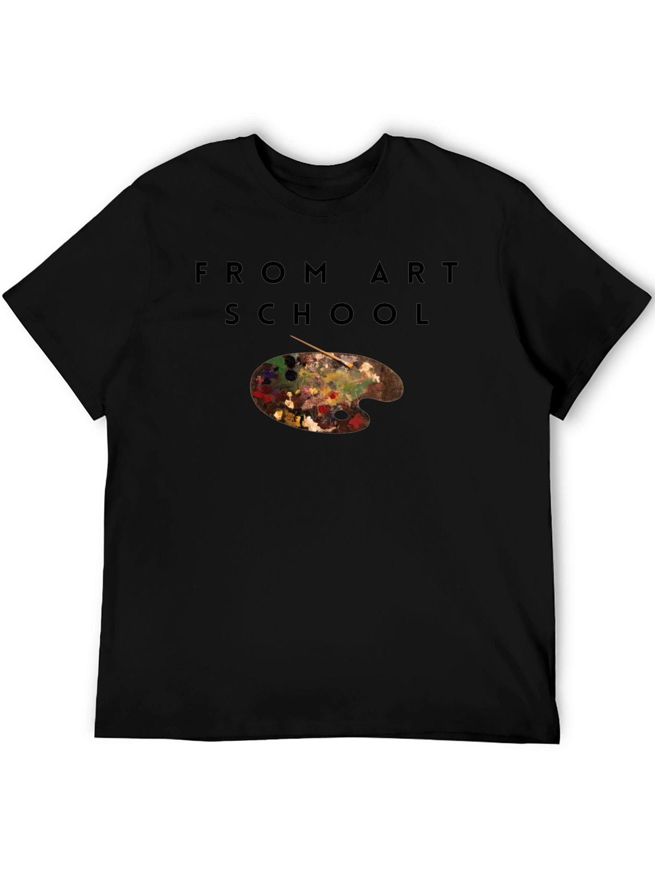 From Art School T-Shirt - Artist Palette Tee