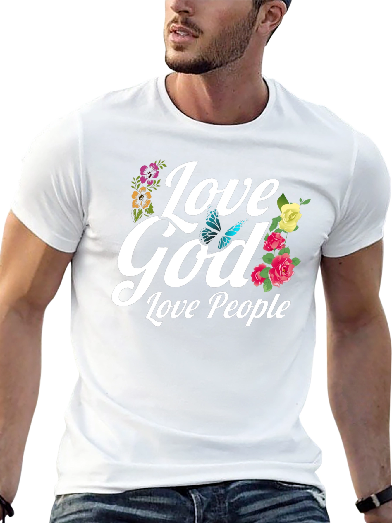 Love God Love People Graphic Tee