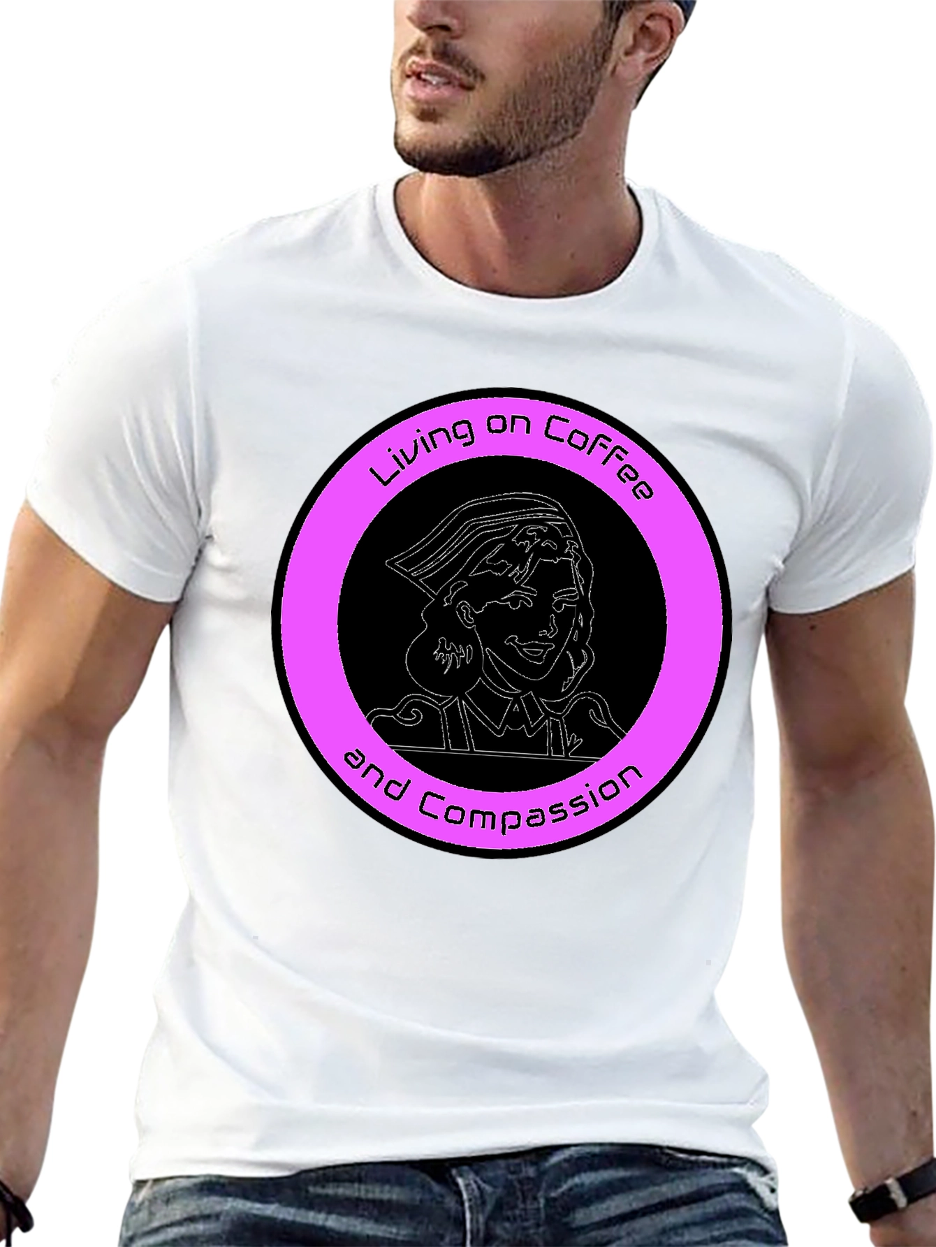 Nurse Coffee and Compassion Graphic Tee