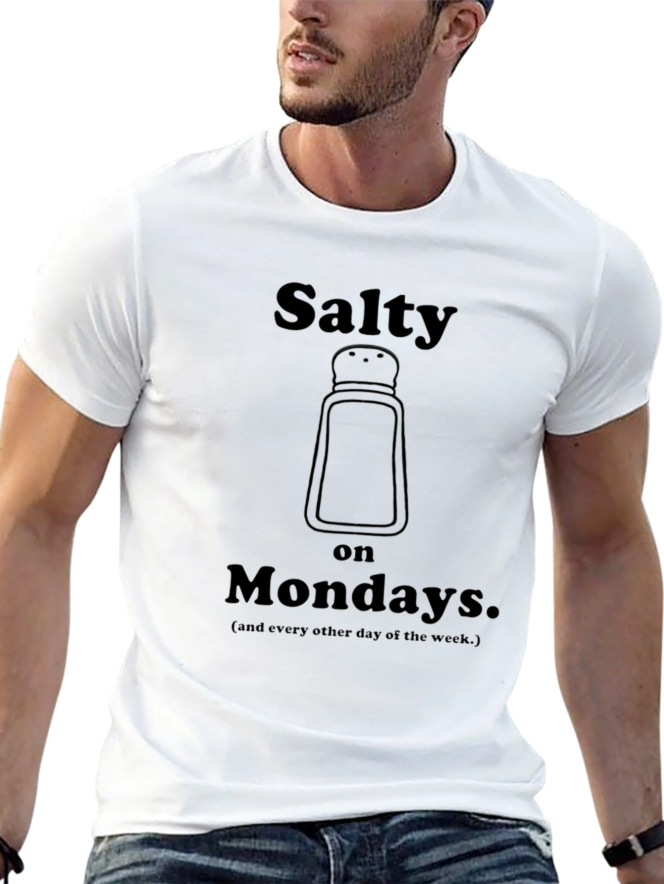 Salty on Mondays Graphic Tee - Black