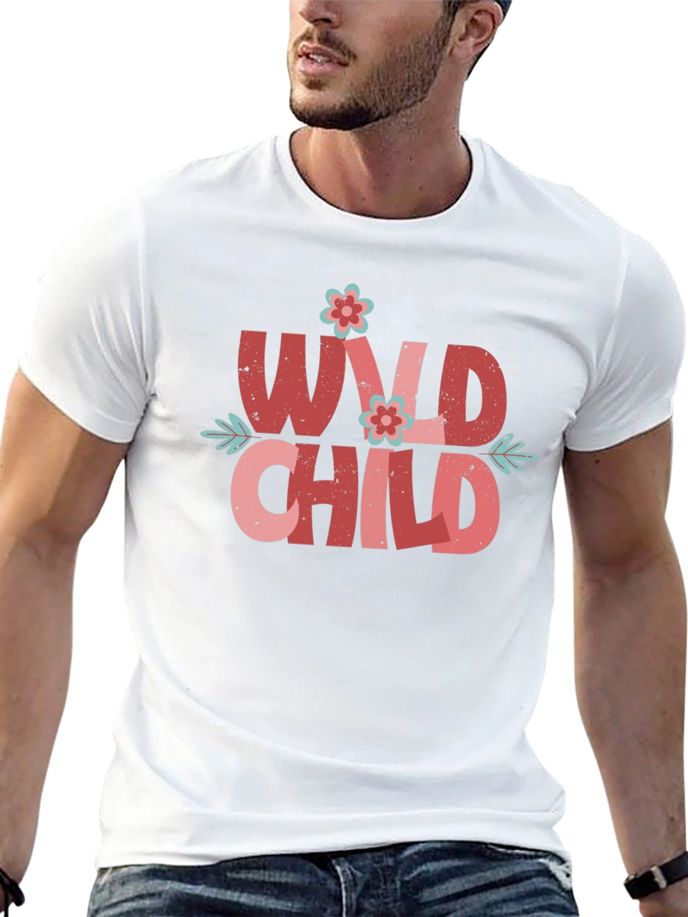 Wild Child Graphic Tee - Black