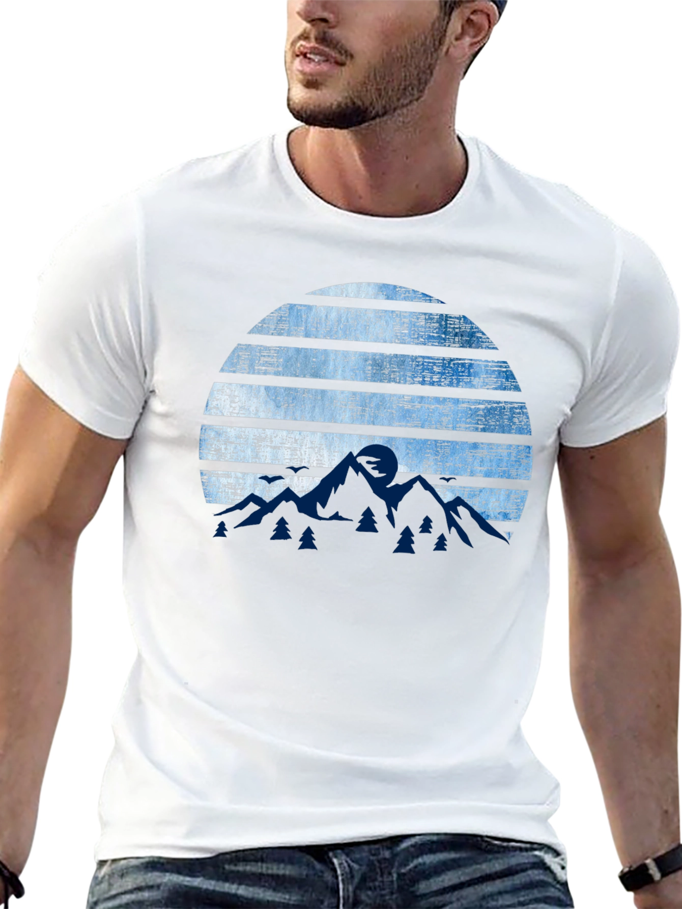 Mountain Sunset Graphic T-Shirt
