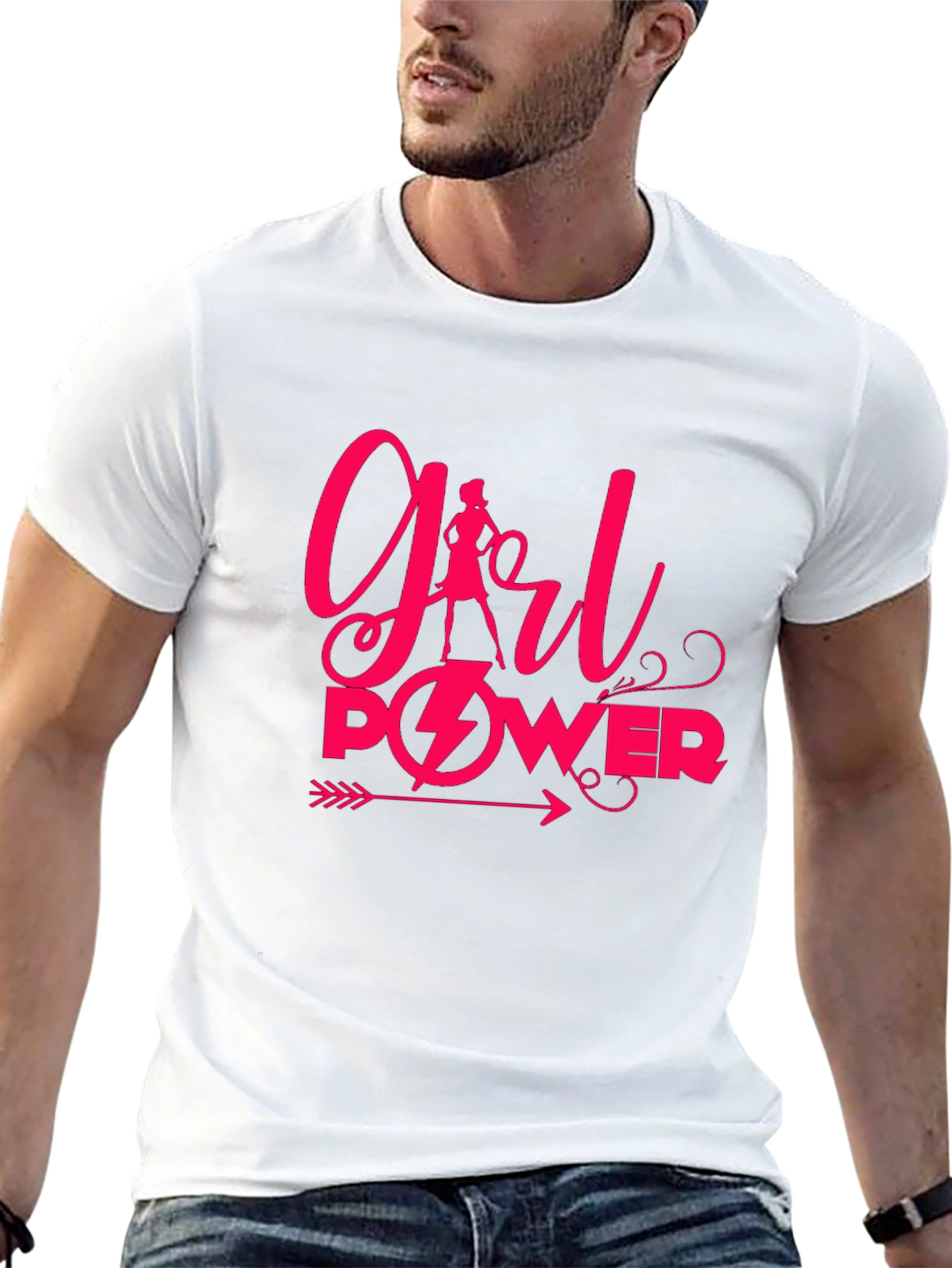 Girl Power Graphic Tee - Empowering Womens T-Shirt