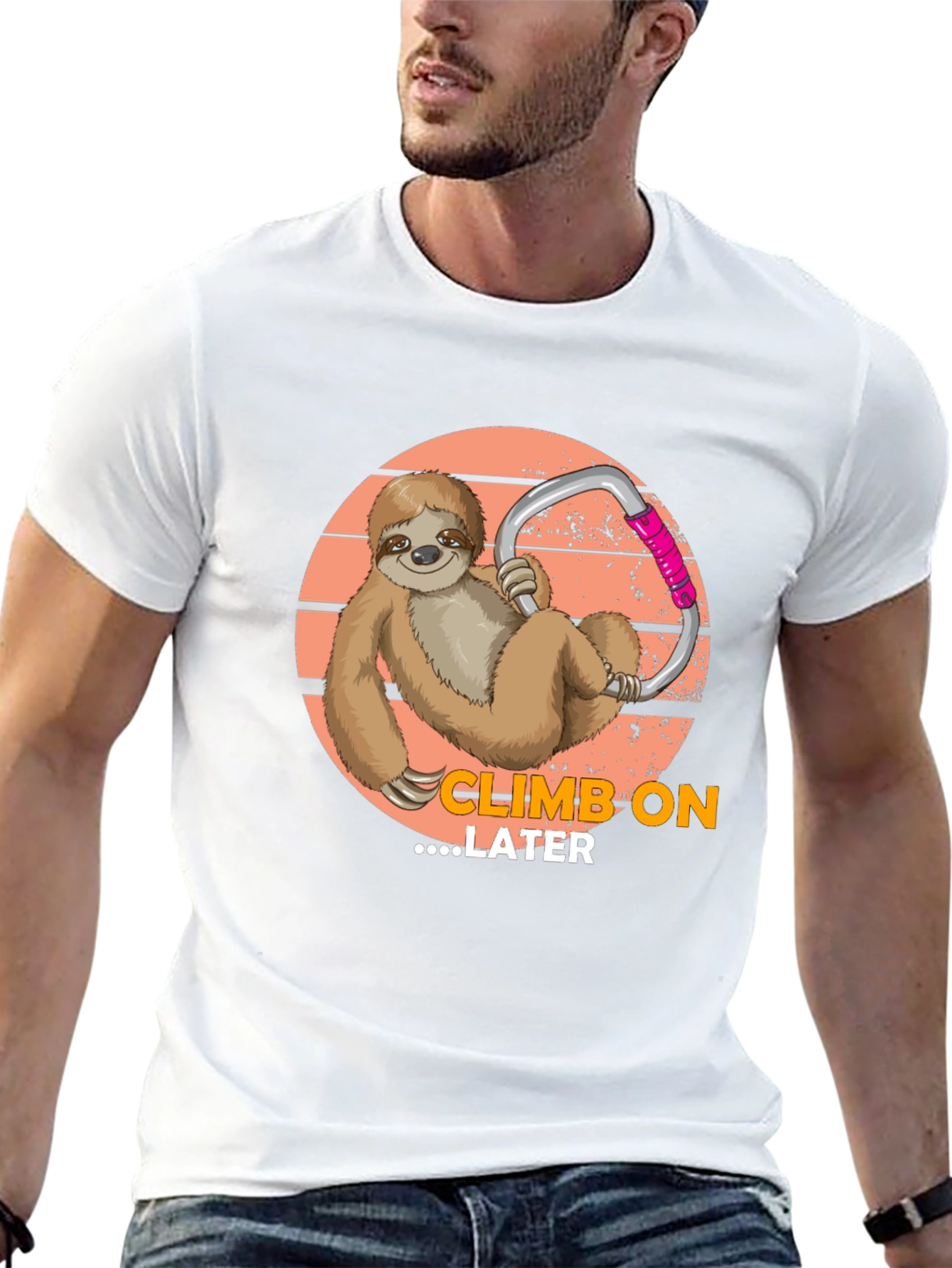 Climb On Later Sloth T-Shirt