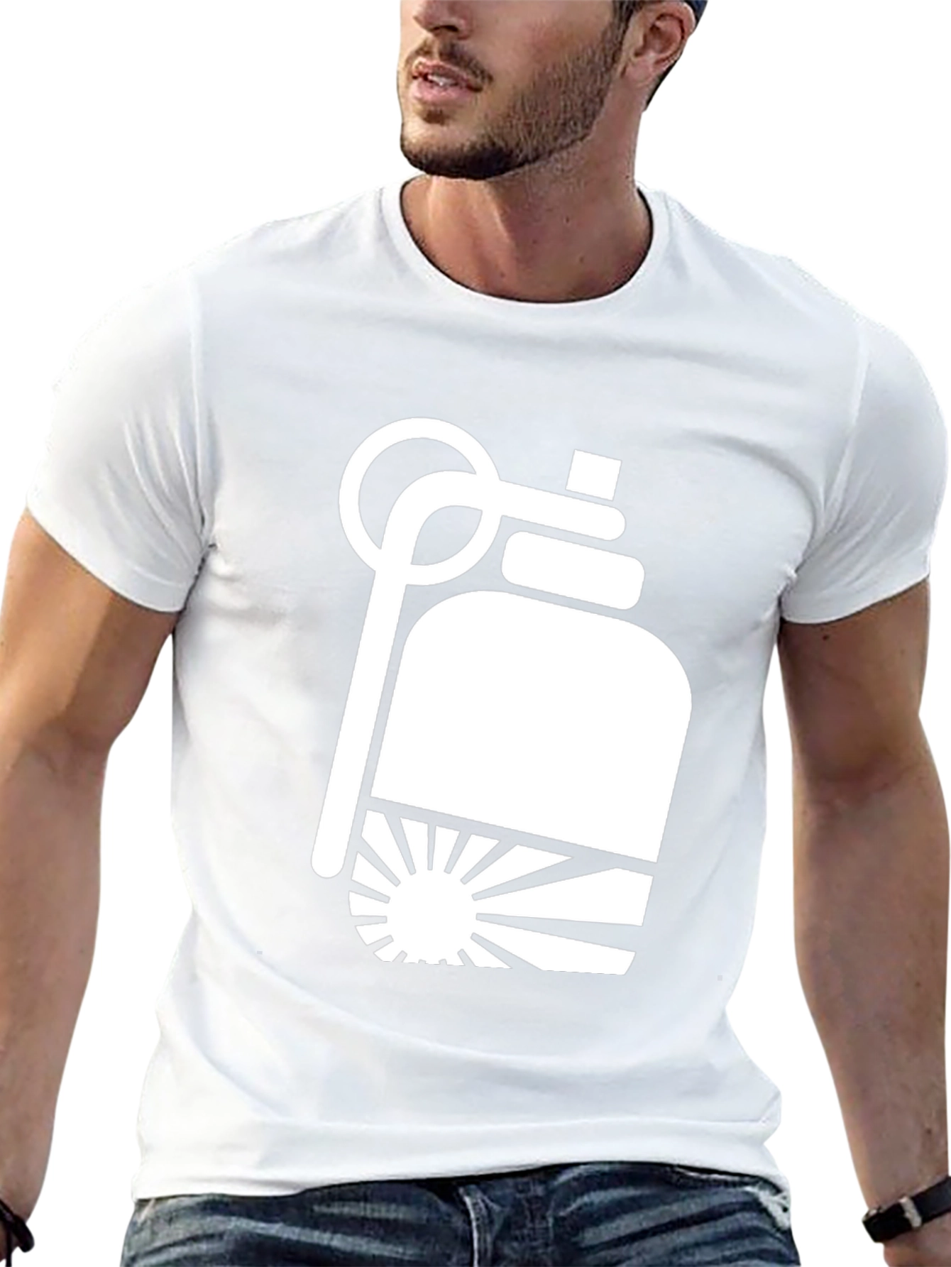 Graphic Grenade Tee - Black Casual T-Shirt