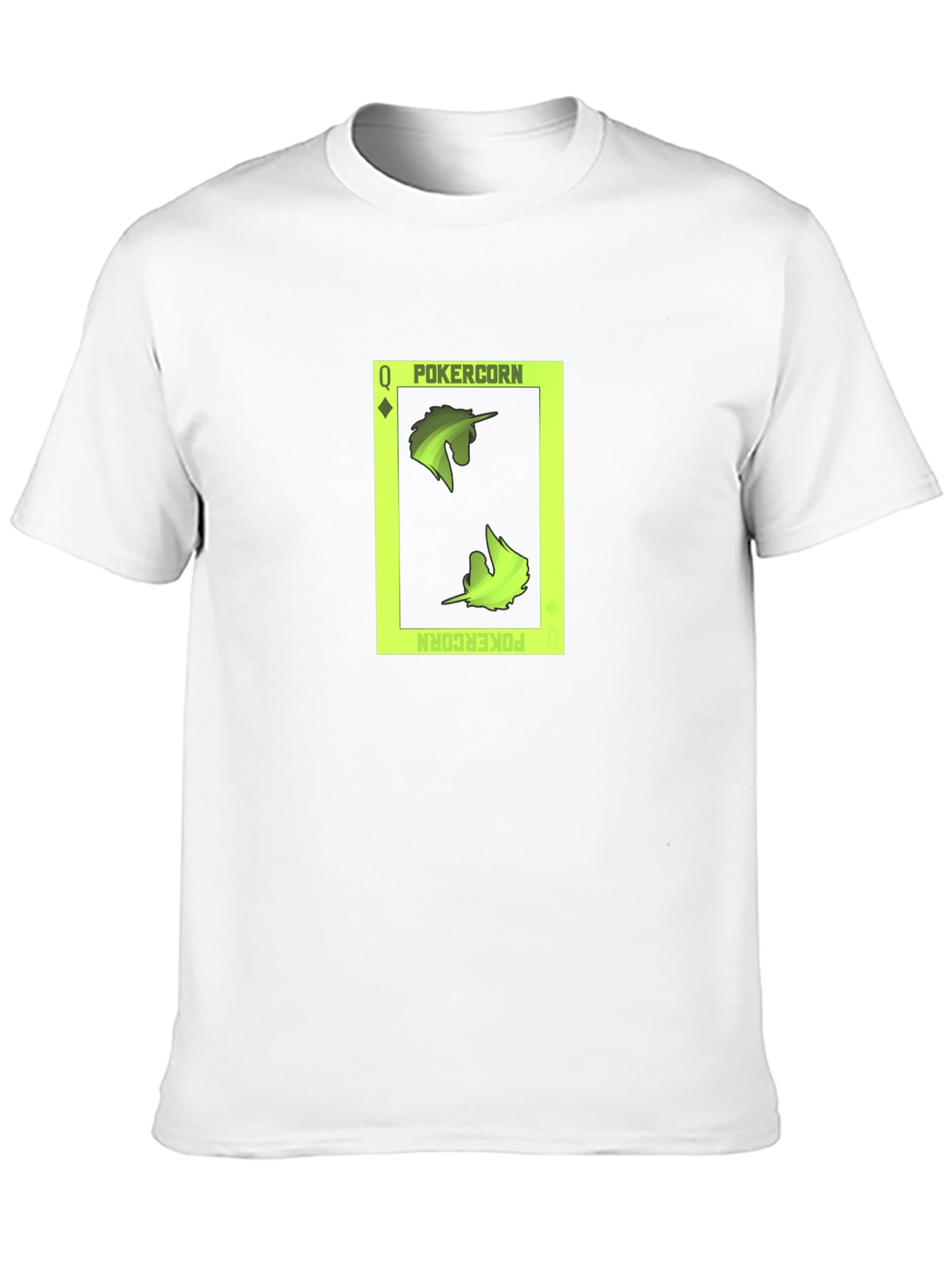 PokerCorn T-Shirt - Queen of Diamonds