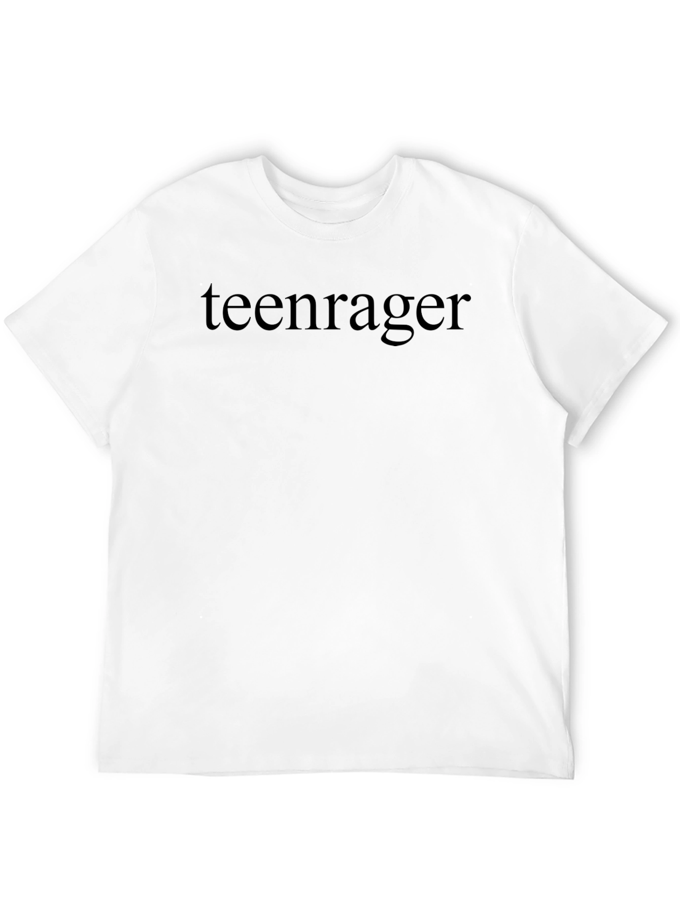Teenrager Graphic Tee - Black Casual T-Shirt