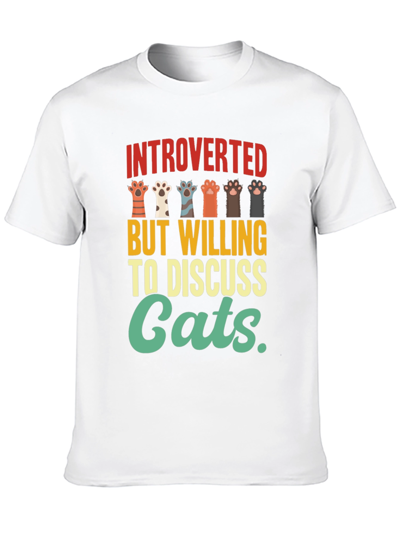 Introverted Cat Lover T-Shirt
