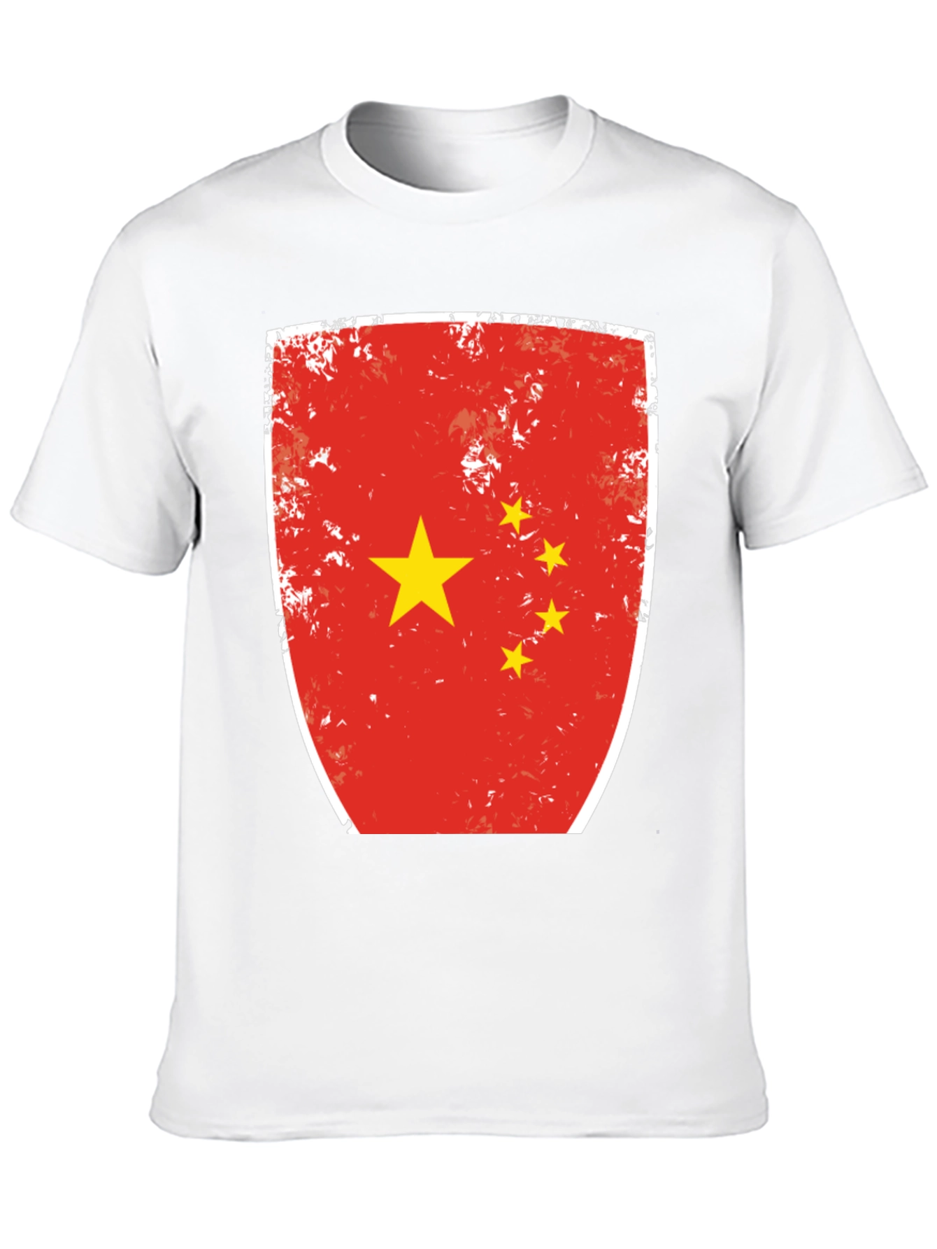 China Flag Shield T-Shirt - Patriotic Graphic Tee