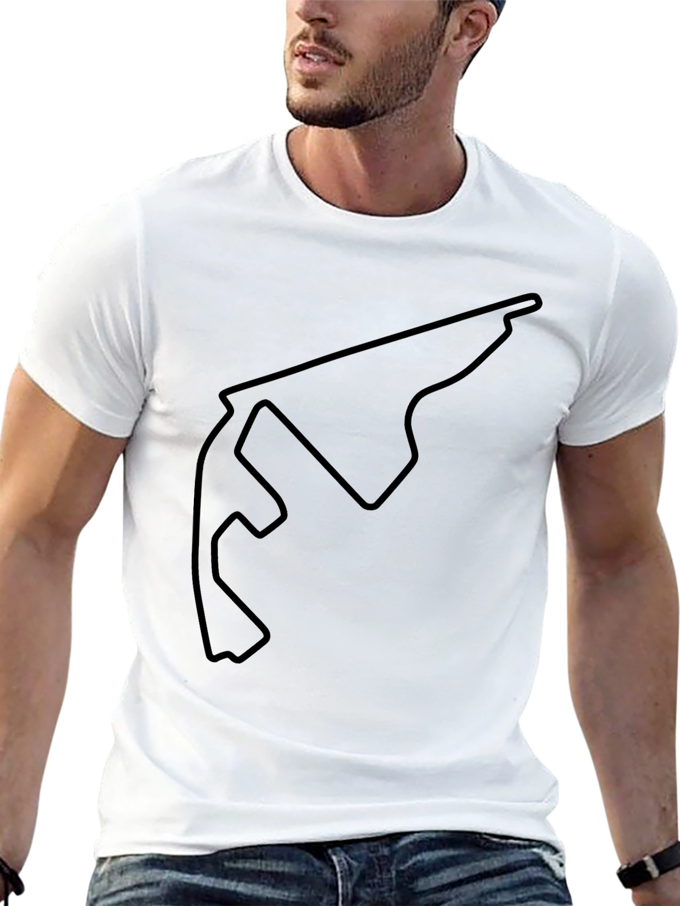 Formula Race Track Outline T-Shirt