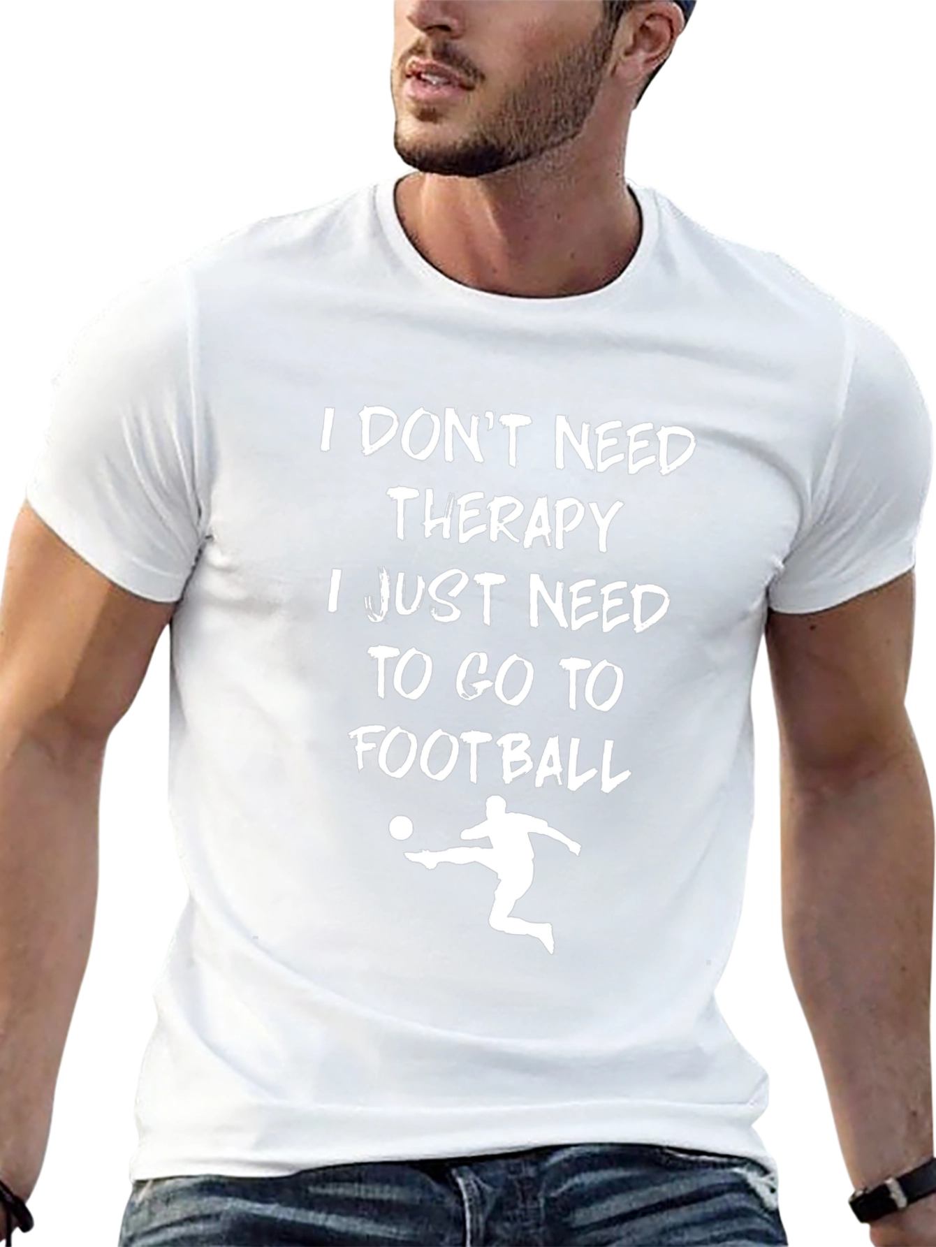 Funny Football Therapy T-Shirt