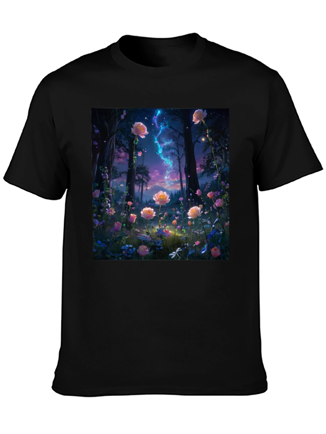 Enchanted Floral Forest Graphic Tee