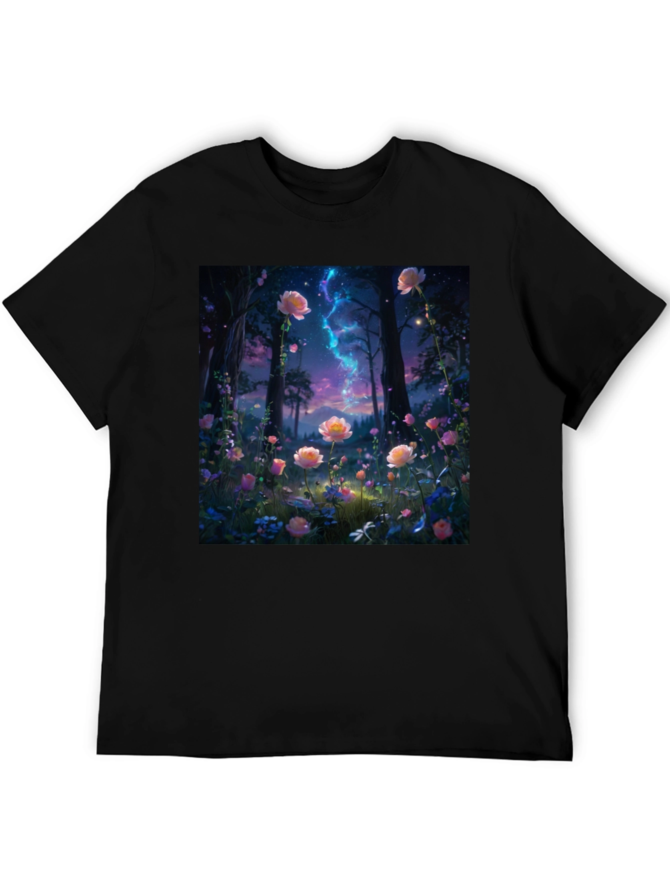 Enchanted Floral Forest Graphic Tee