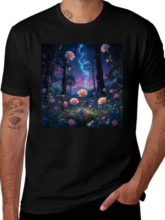 Enchanted Floral Forest Graphic Tee