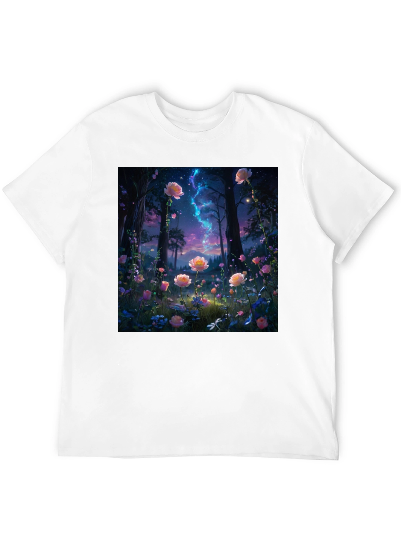 Enchanted Floral Forest Graphic Tee