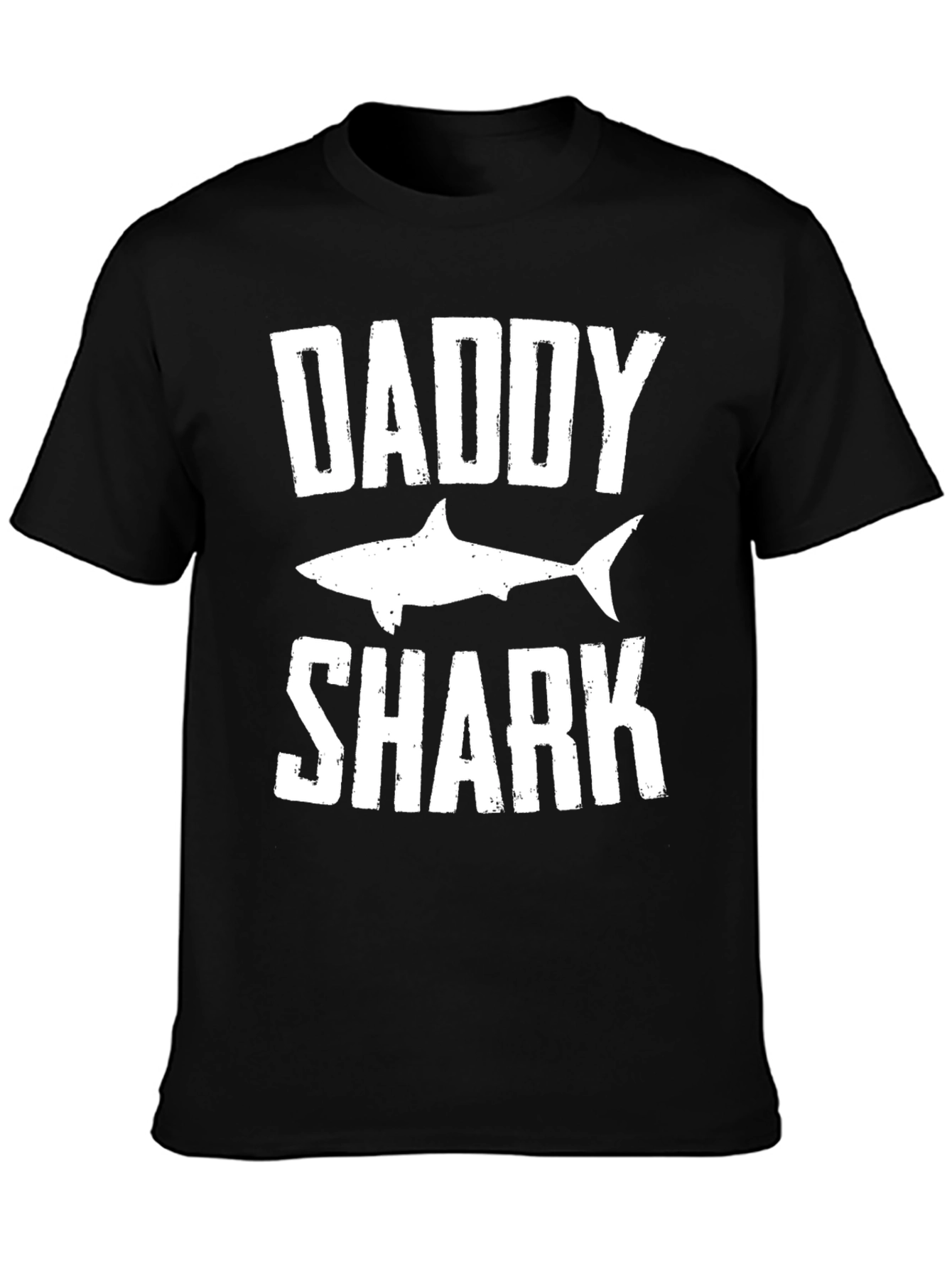 Daddy Shark Graphic Tee - Black
