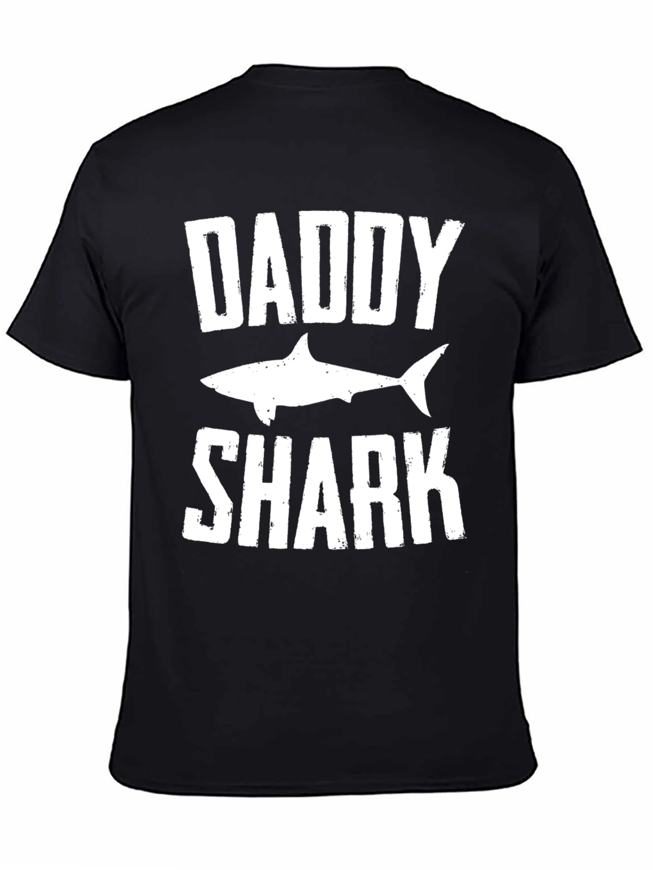 Daddy Shark Graphic Tee - Black