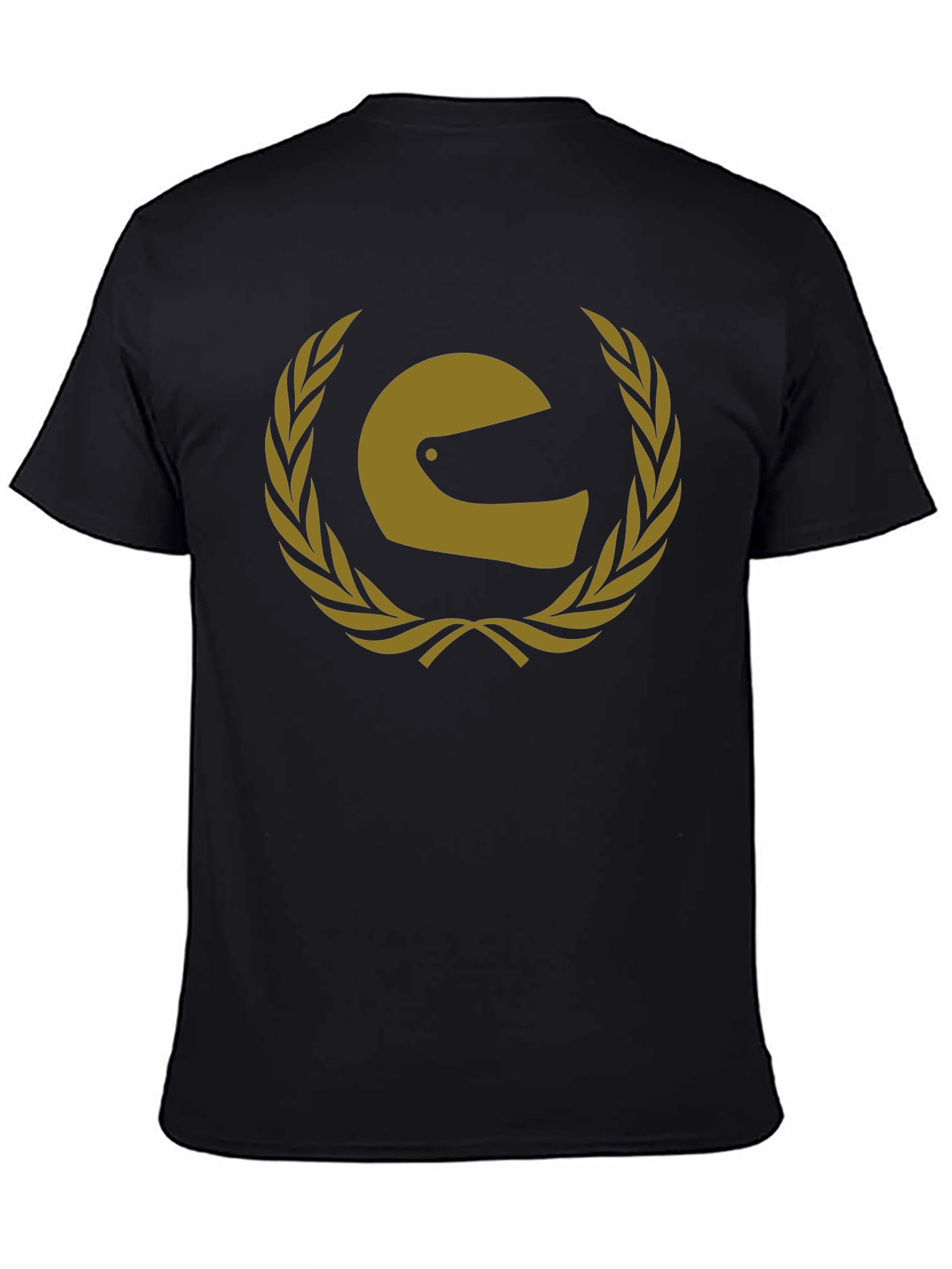Racing Helmet Laurel Wreath Graphic T-Shirt