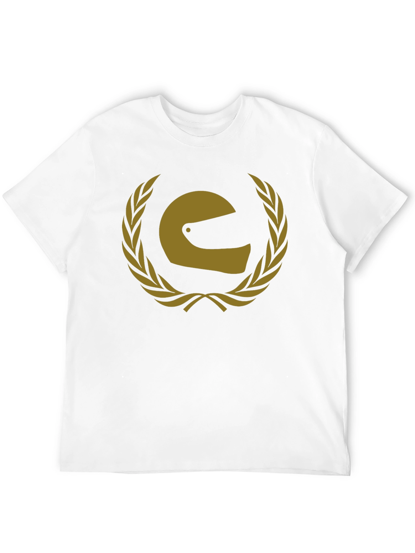 Racing Helmet Laurel Wreath Graphic T-Shirt