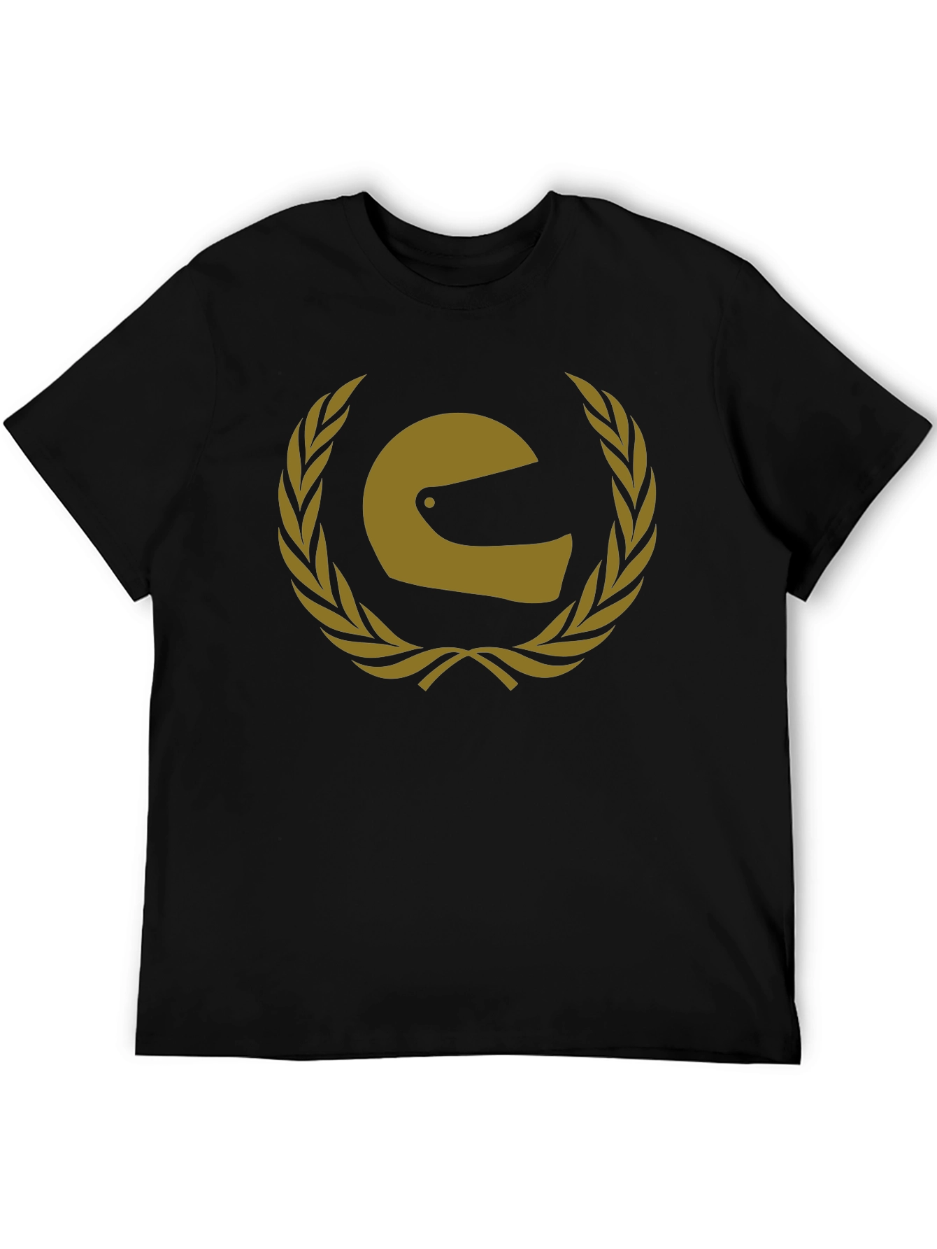 Racing Helmet Laurel Wreath Graphic T-Shirt