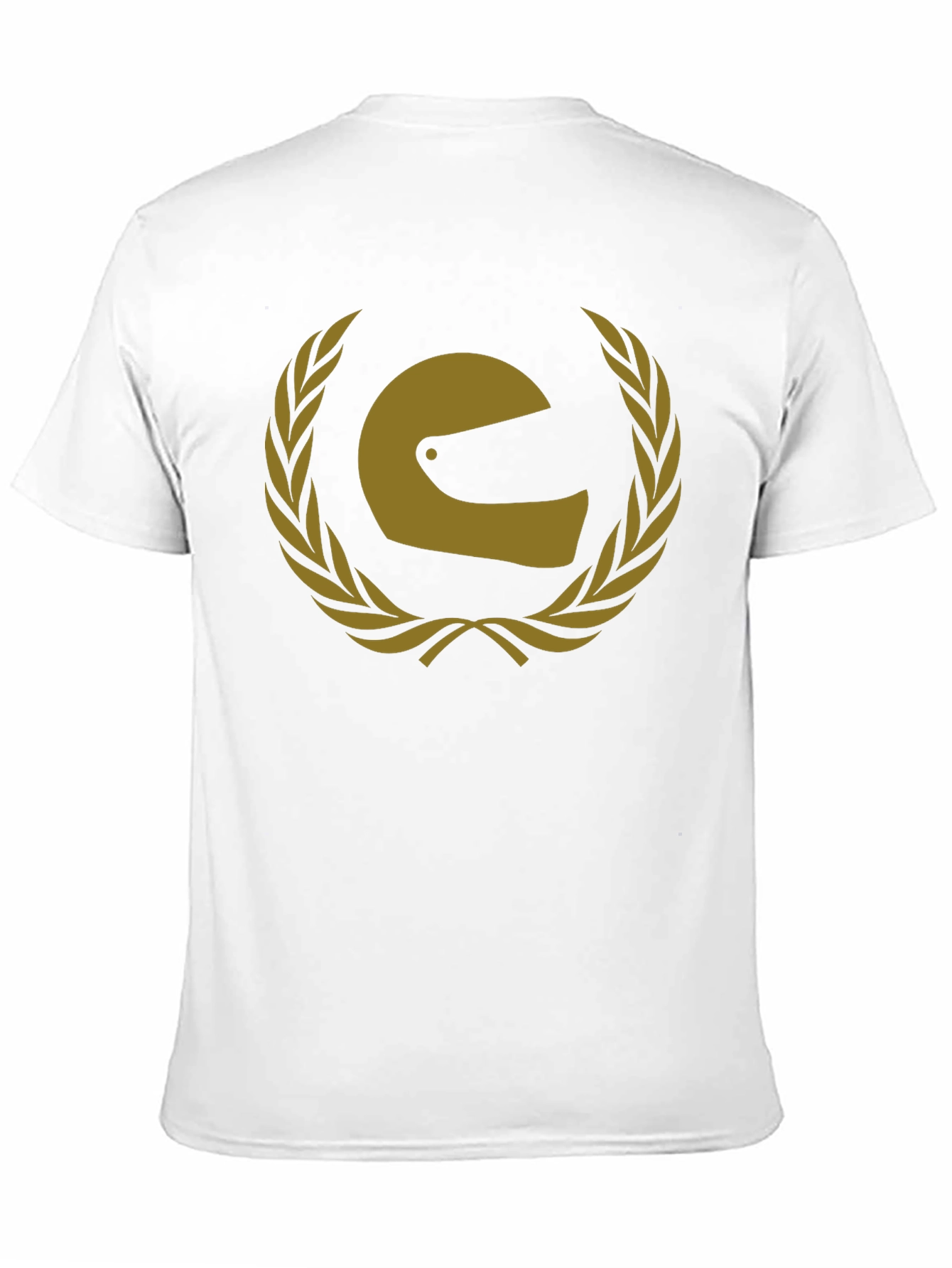 Racing Helmet Laurel Wreath Graphic T-Shirt