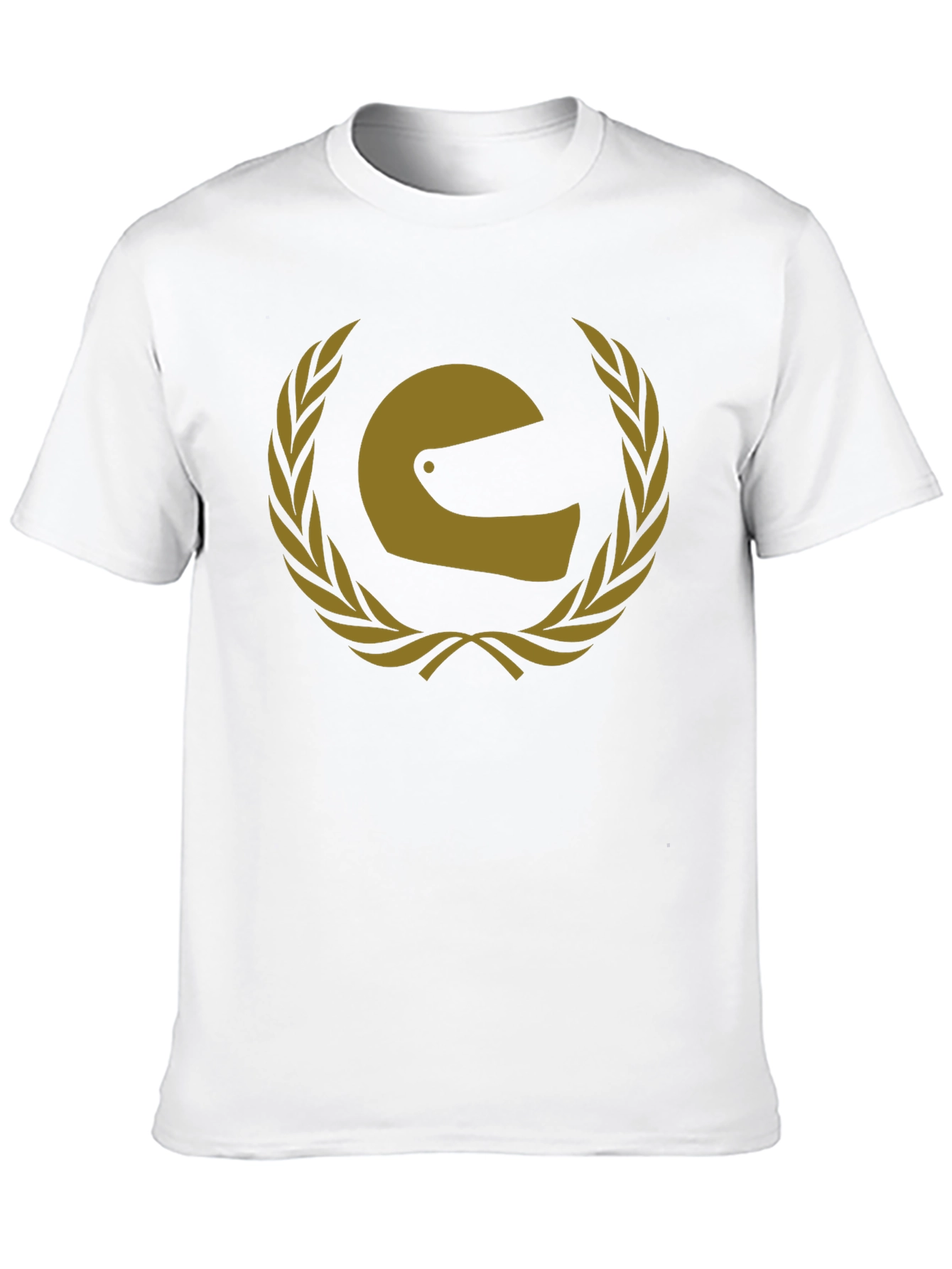 Racing Helmet Laurel Wreath Graphic T-Shirt