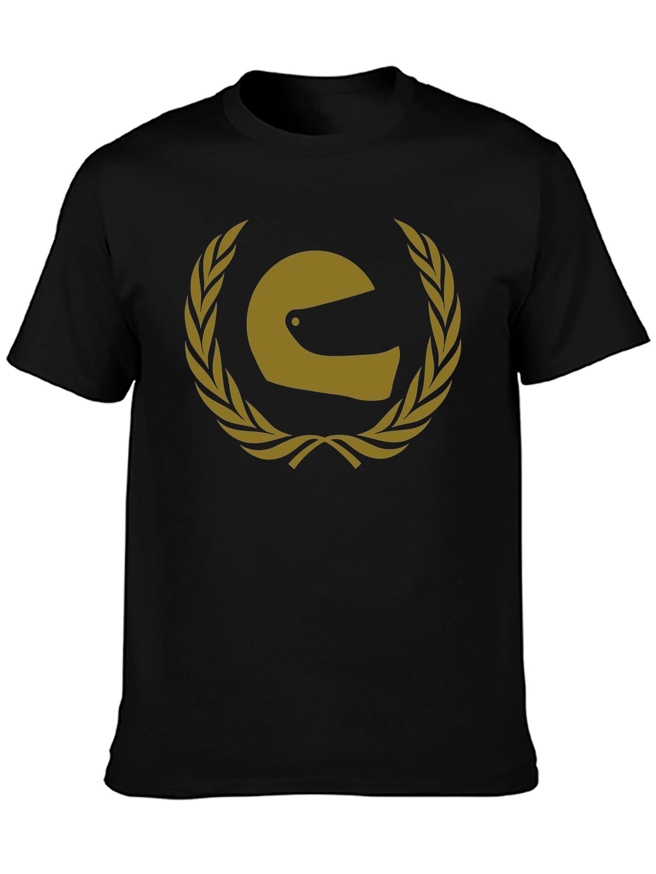 Racing Helmet Laurel Wreath Graphic T-Shirt