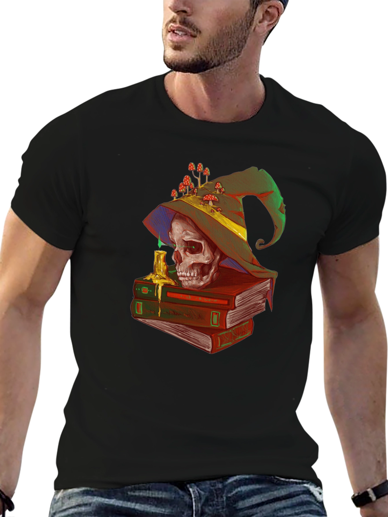 Grimoire Skull T-Shirt