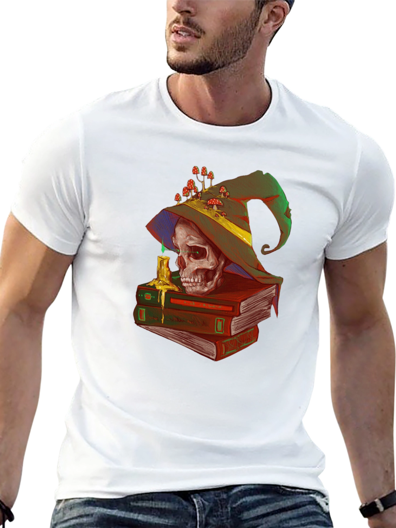 Grimoire Skull T-Shirt