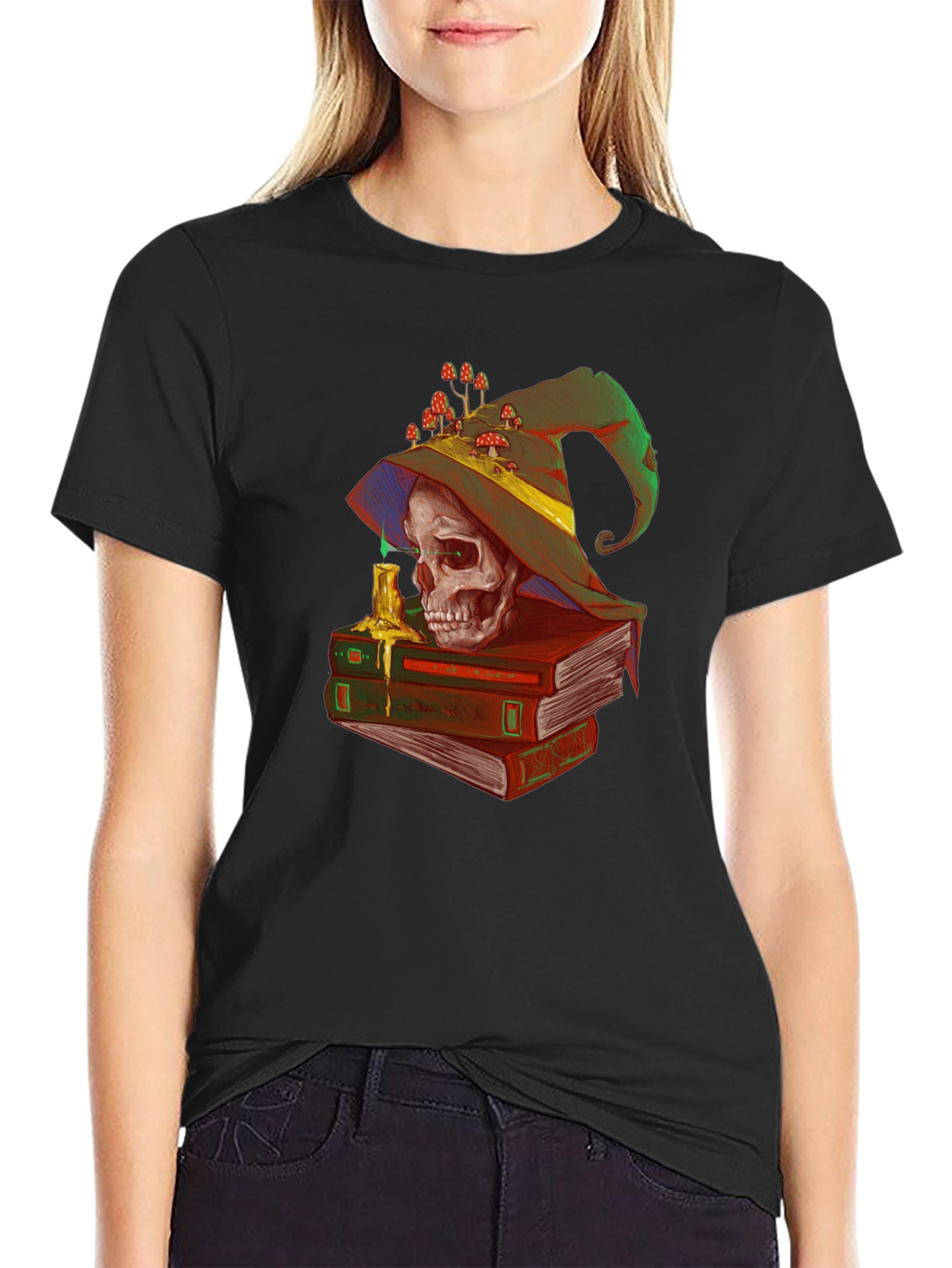 Grimoire Skull T-Shirt