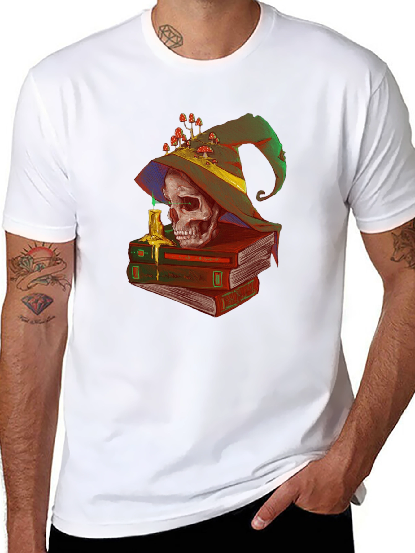 Grimoire Skull T-Shirt