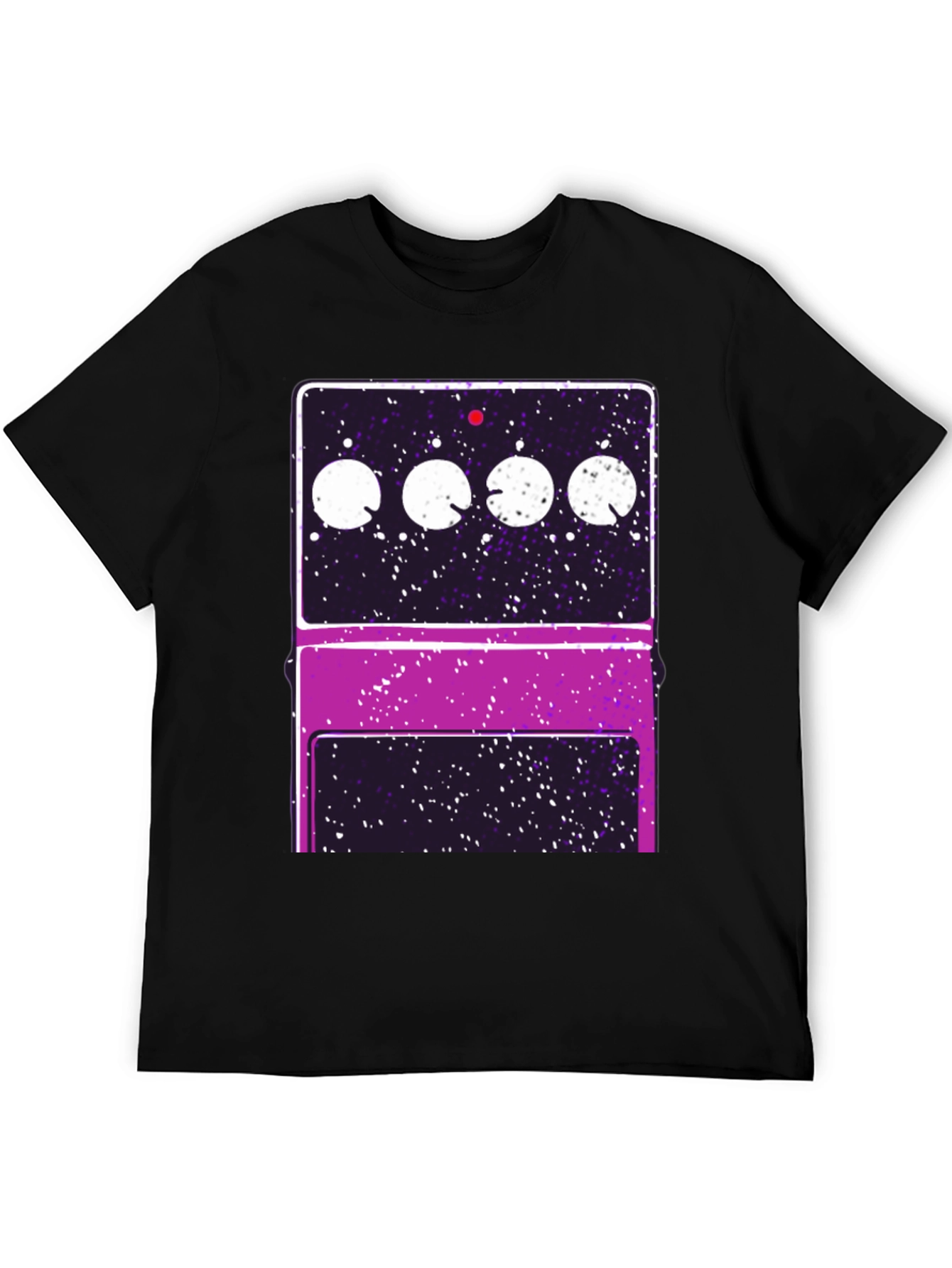 Guitar Effects Pedal Graphic Tee - Black