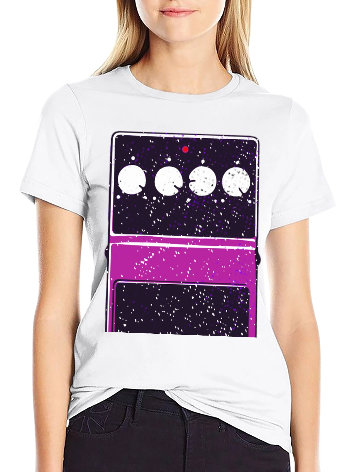 Guitar Effects Pedal Graphic Tee - Black