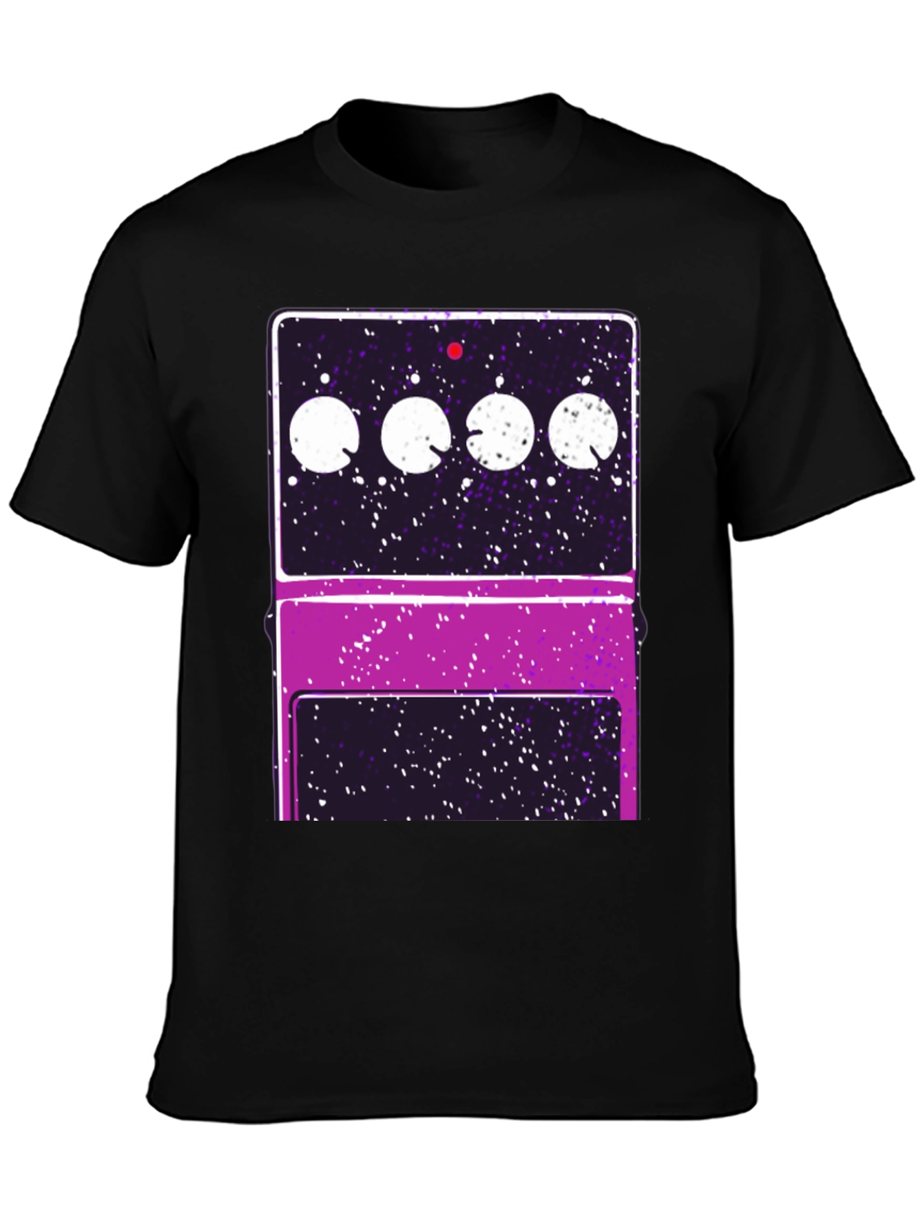 Guitar Effects Pedal Graphic Tee - Black