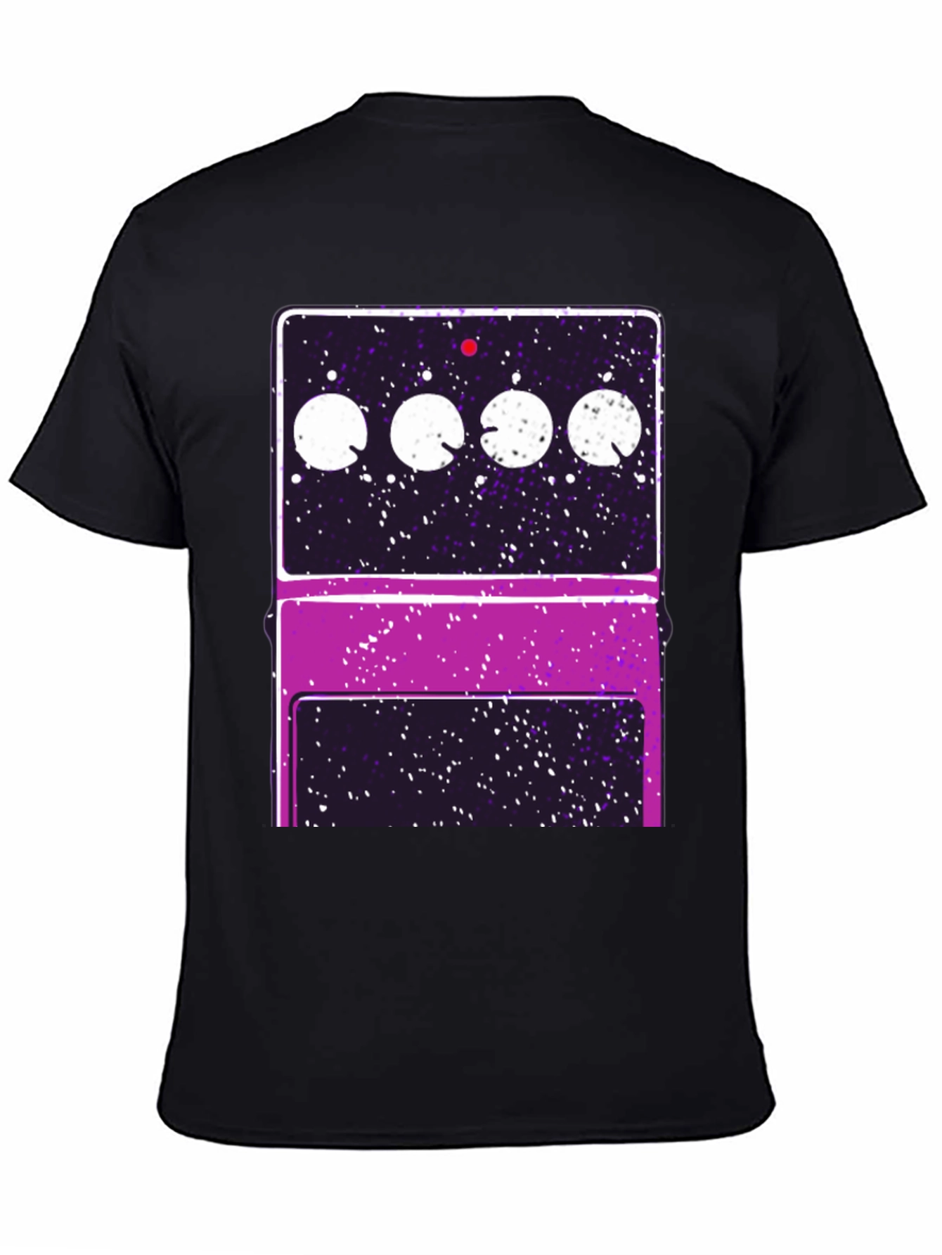 Guitar Effects Pedal Graphic Tee - Black